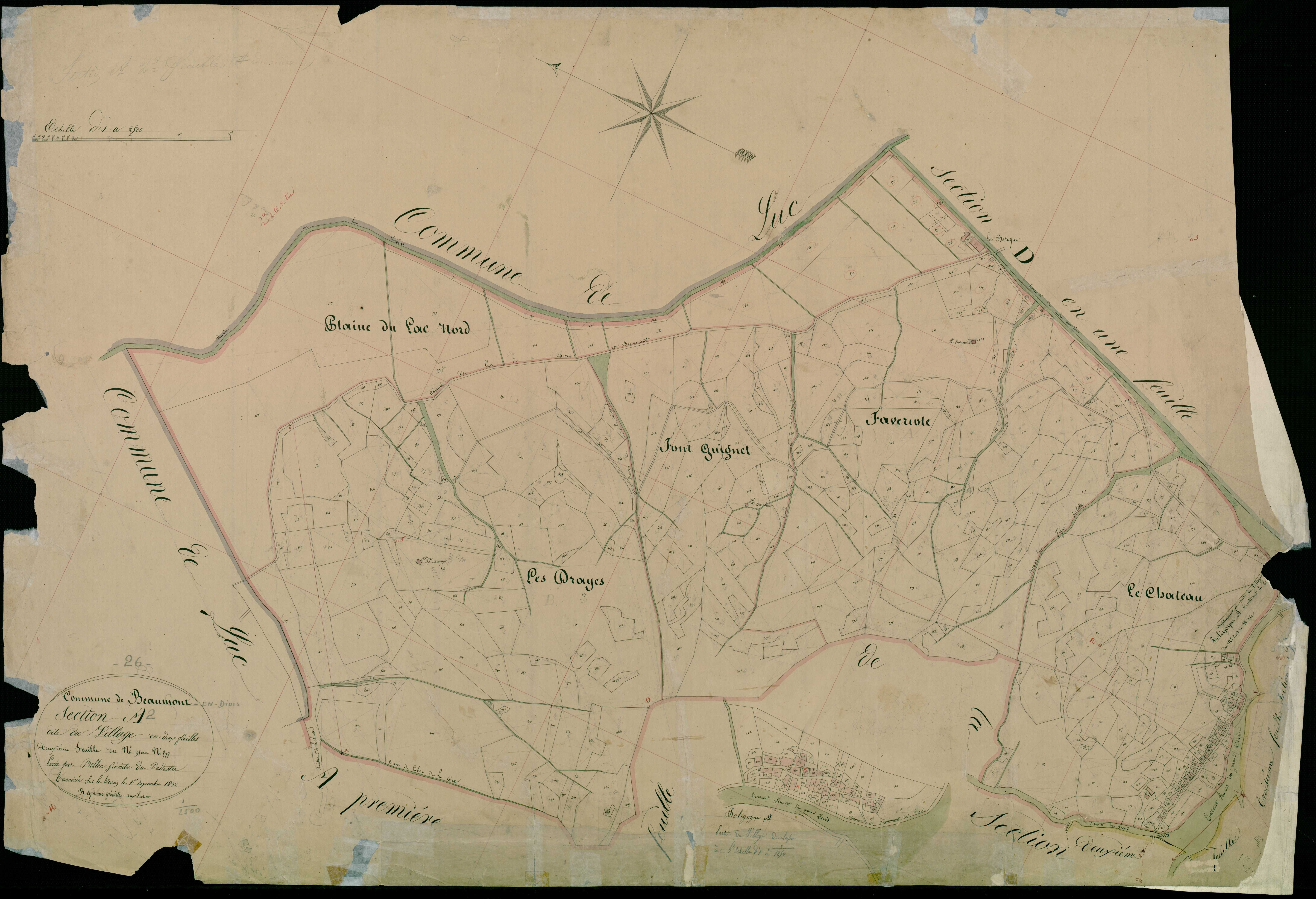Section A2, le Village. Village (agrandissement).