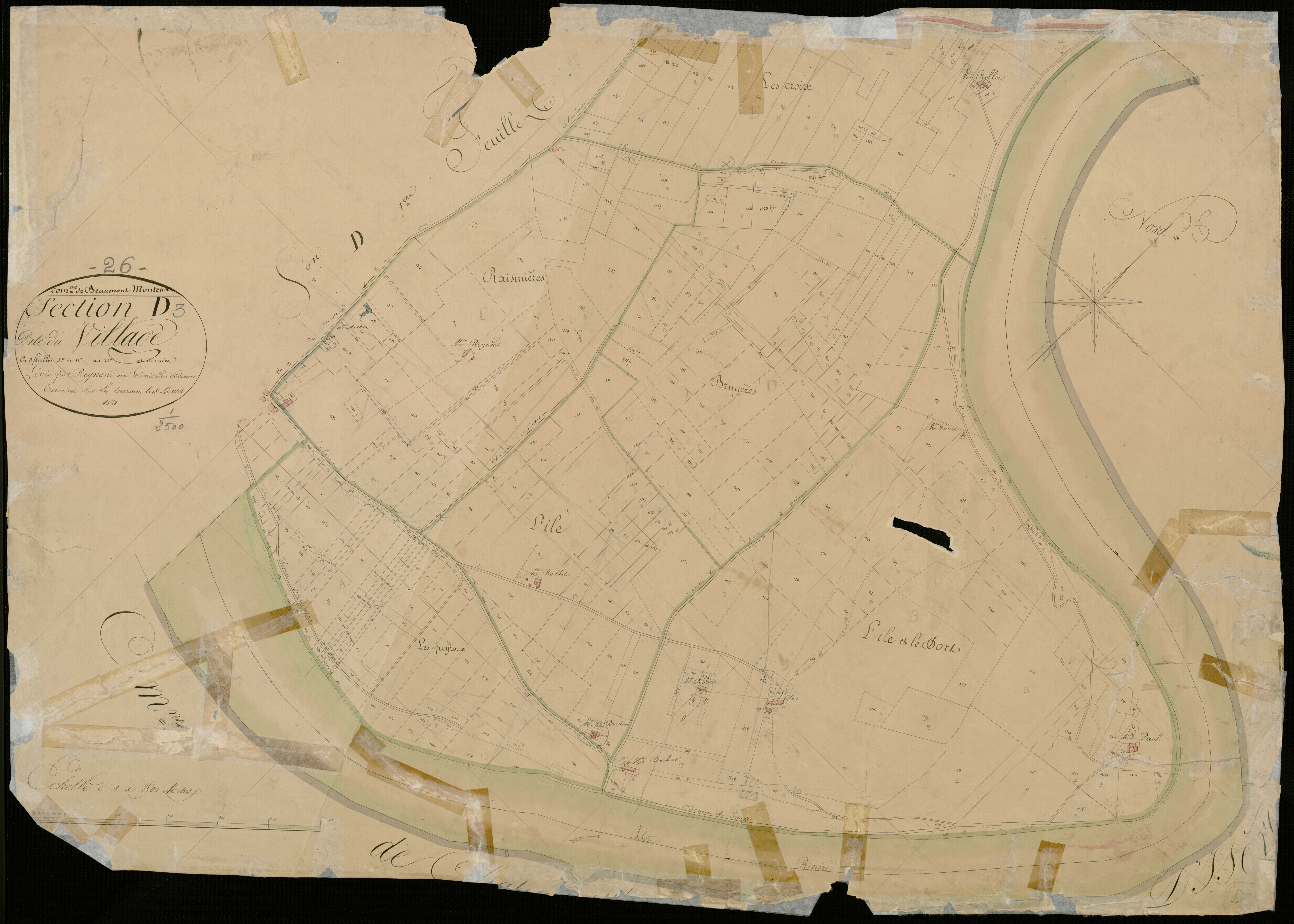 Plan avec lacunes.