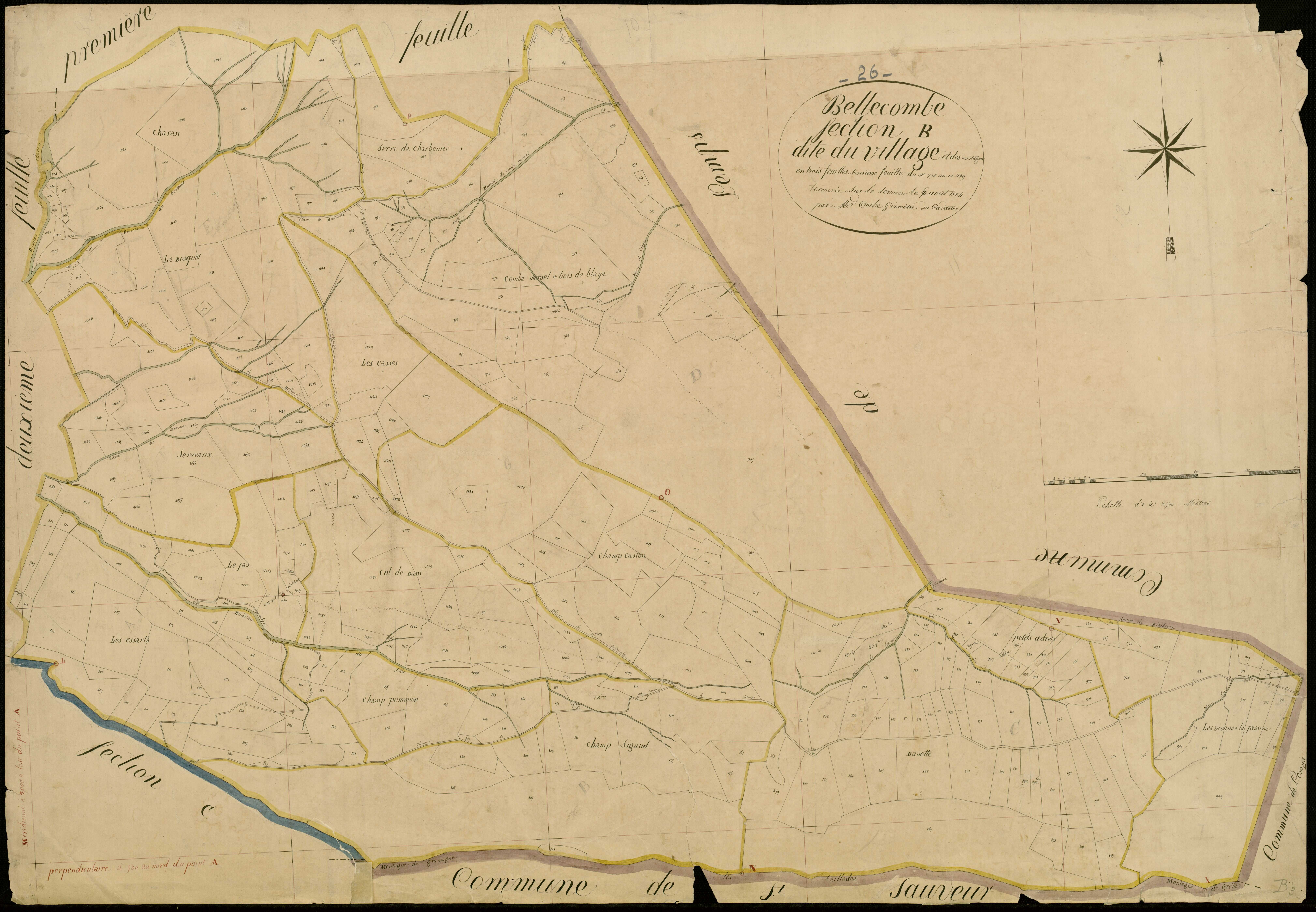 Plan avec des lacunes.