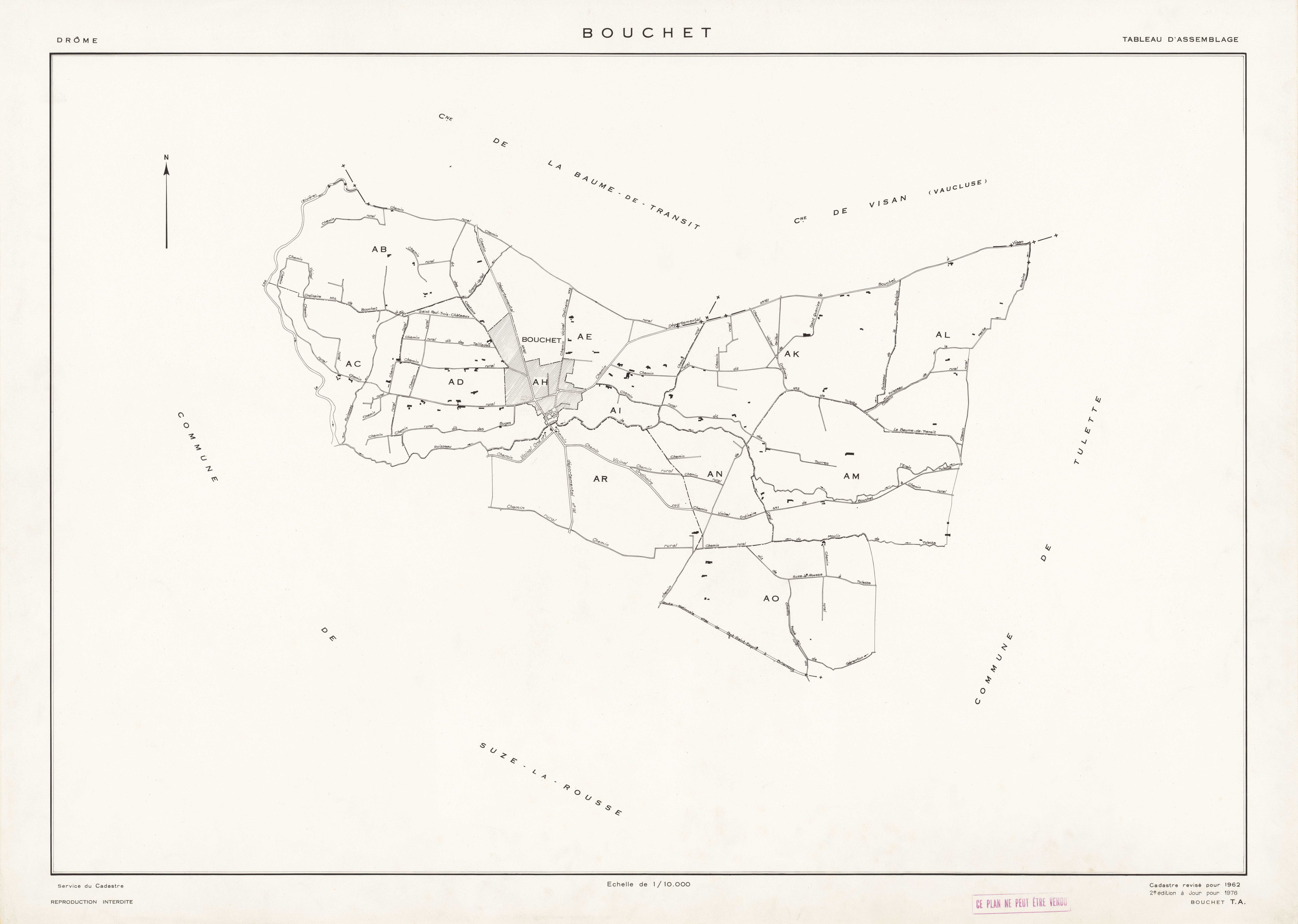 tableau d'assemblage. 1976.