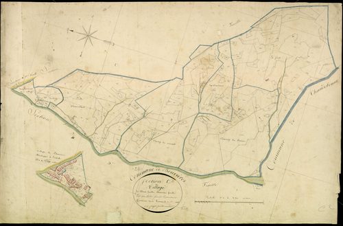 Section C2, le Village. Village (partie sud) (agrandissement).