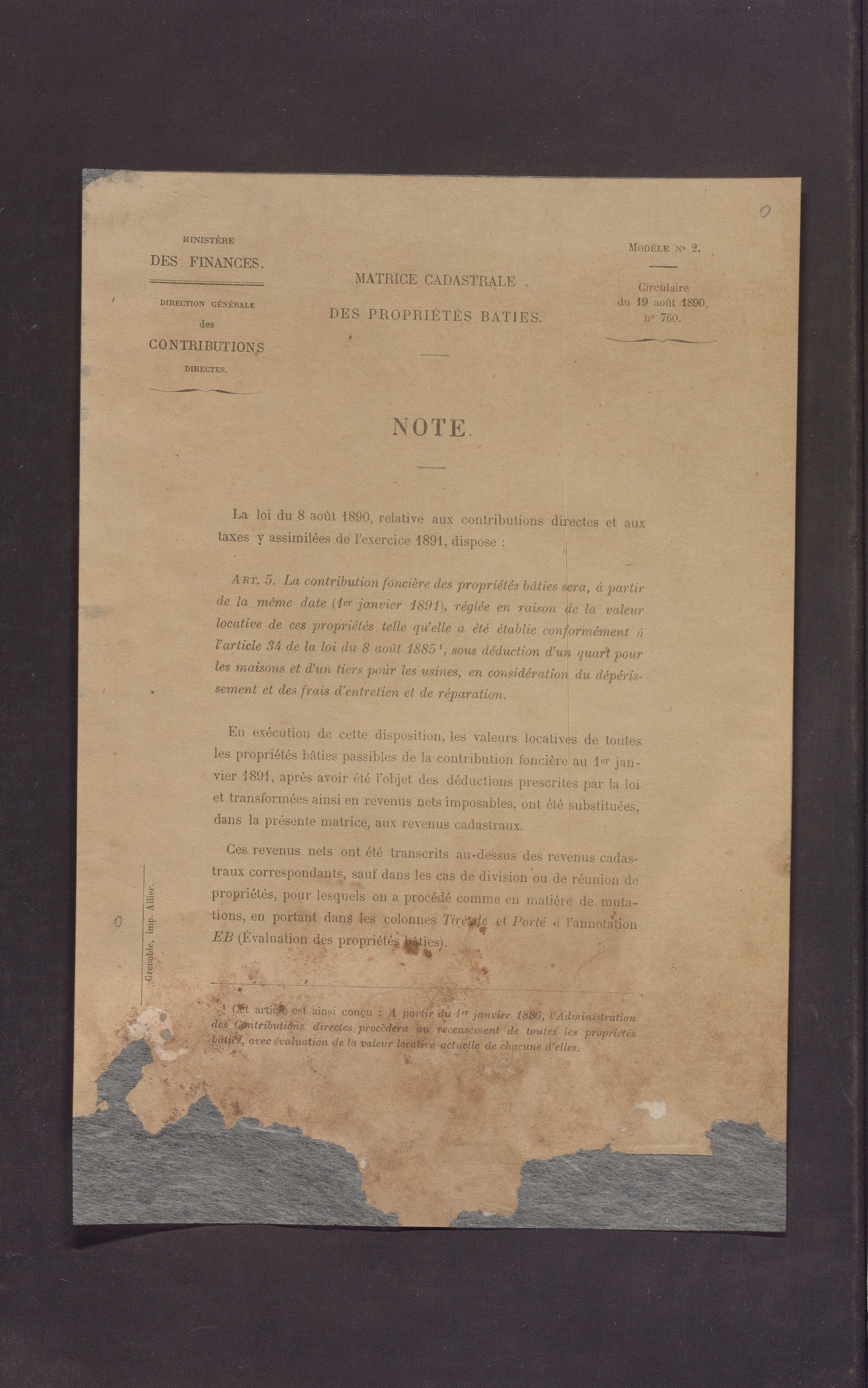 Volume 1 : cases 1-88 (3 janvier 1882).