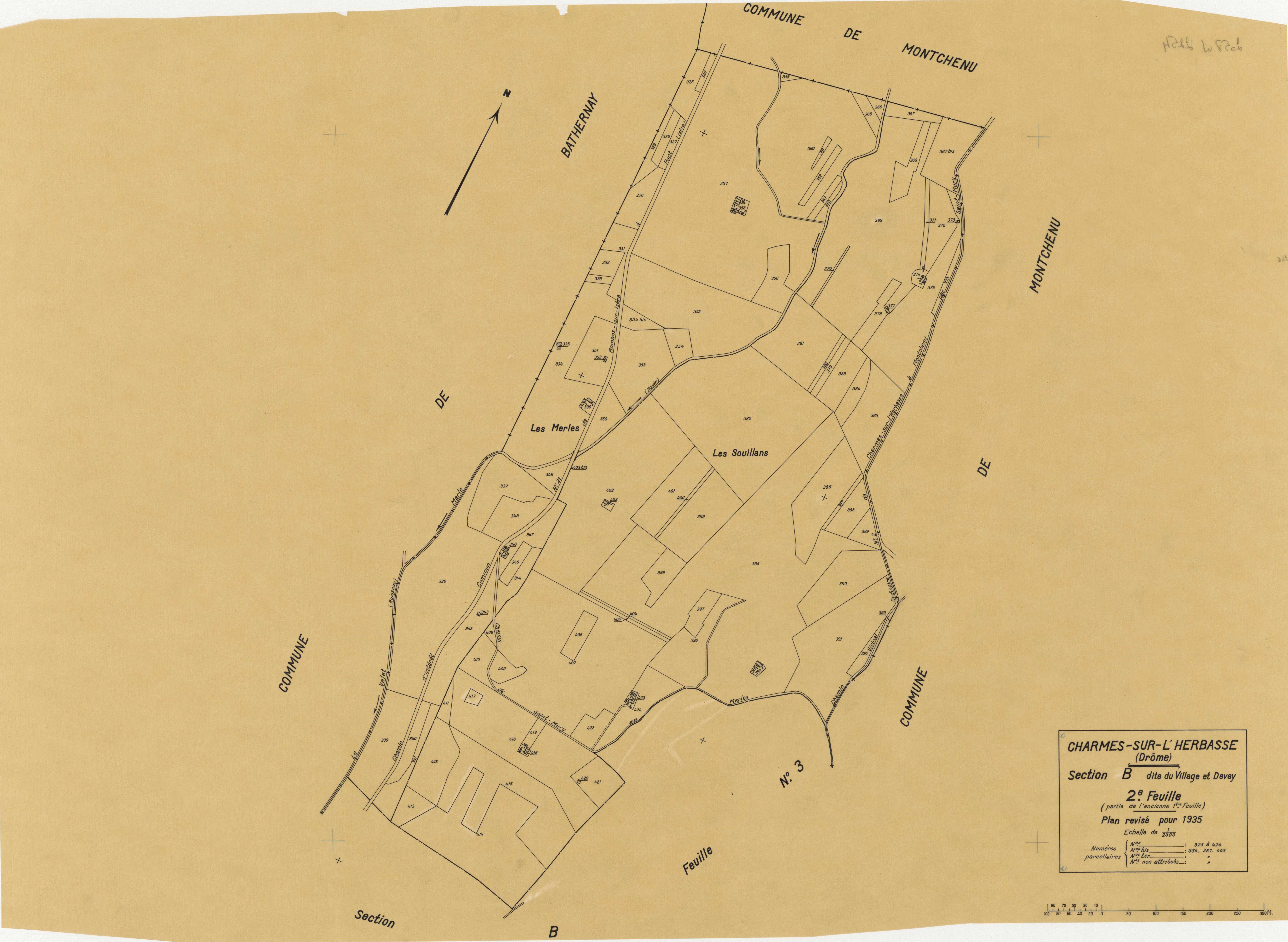 B2, Le Village et Devey. 1935.