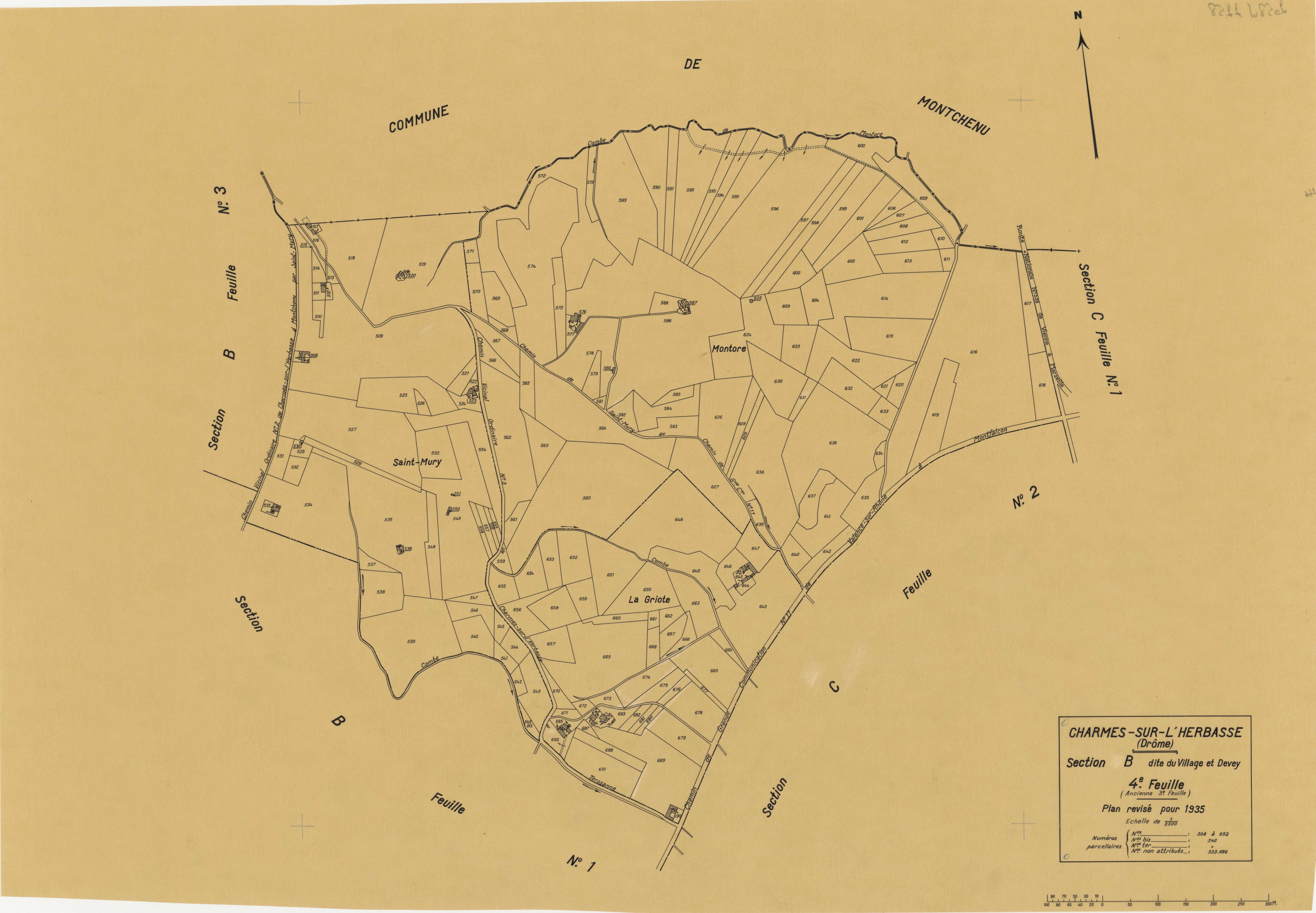 B4, Le Village et Devey. 1935.