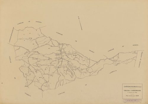 Tableau d'assemblage. 1938.