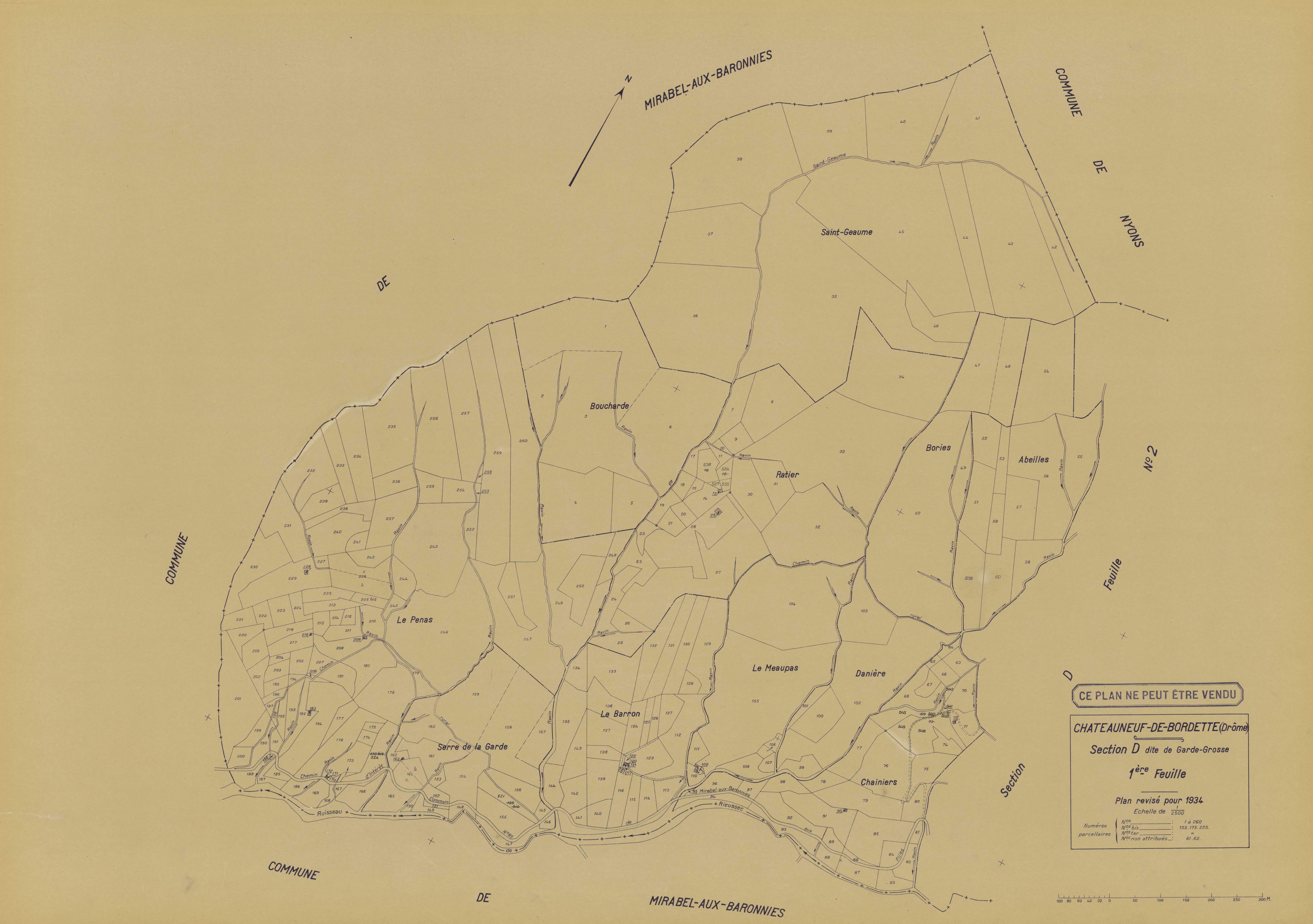 D1, Garde-Grosse. 1934.