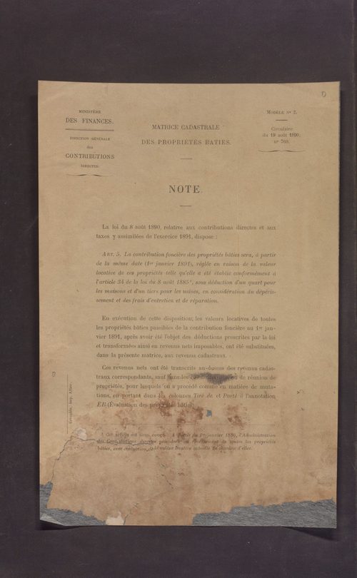 Volume 1 : cases 1-256 (13 février 1882).