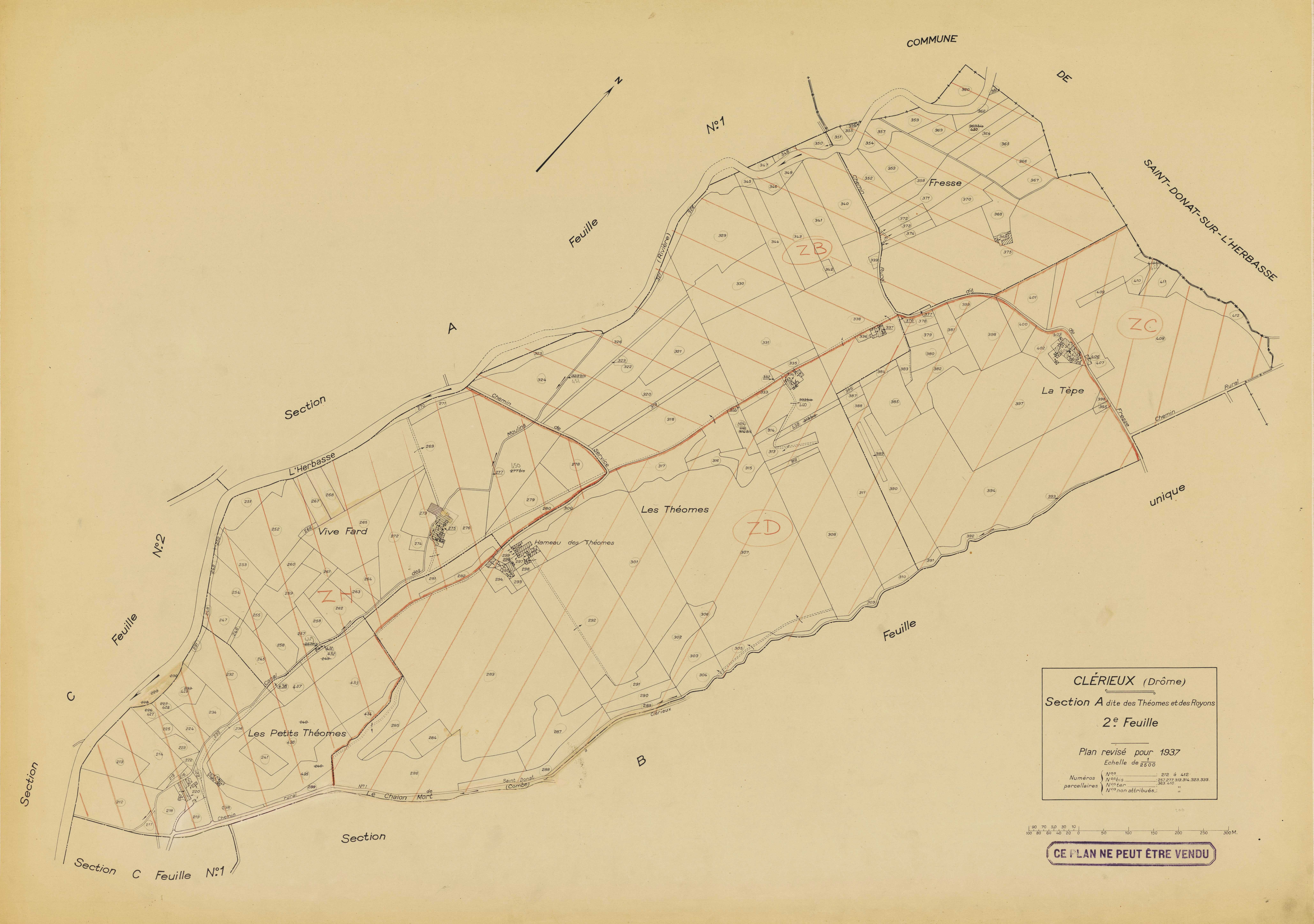 A2, Théomes et Royons. 1937.