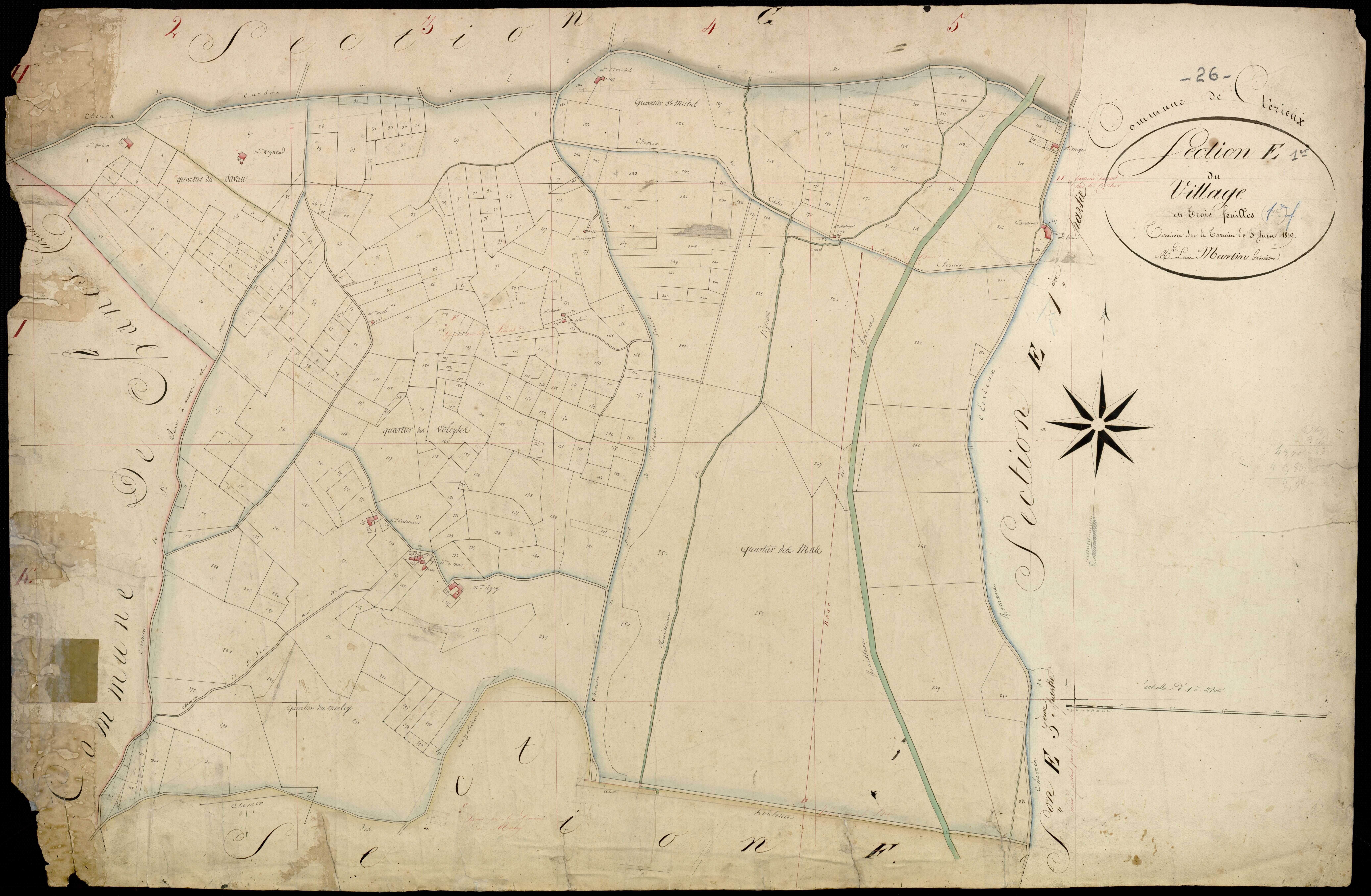 Section E1, Village (le).
