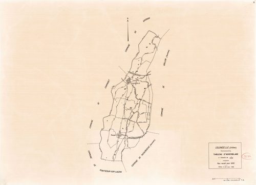 Tableau d'assemblage. 1988.