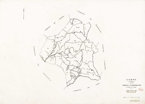 Tableau d'assemblage. 1987.