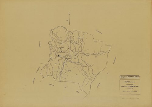 Tableau d'assemblage. 1935.