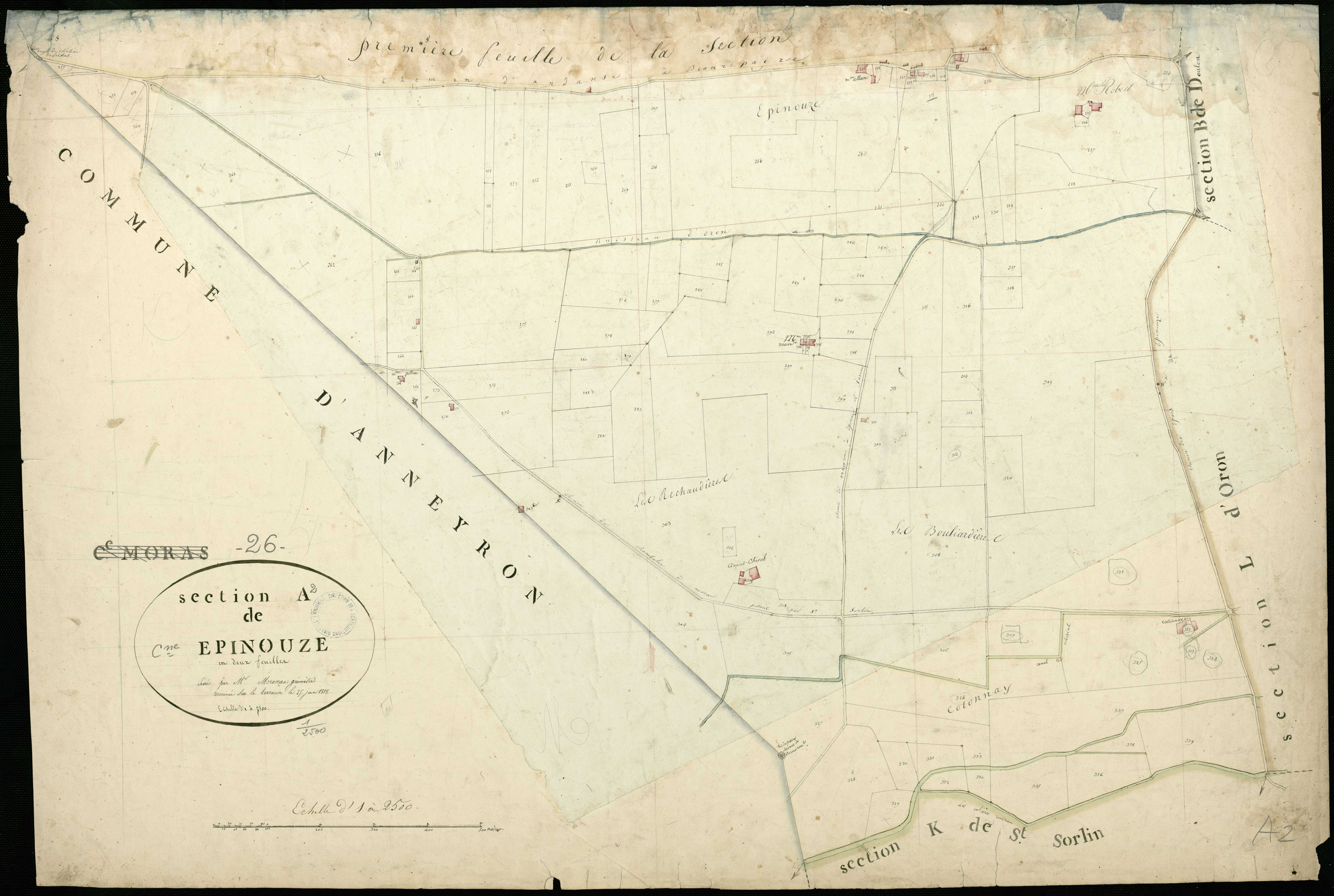 Section A2, Épinouze.