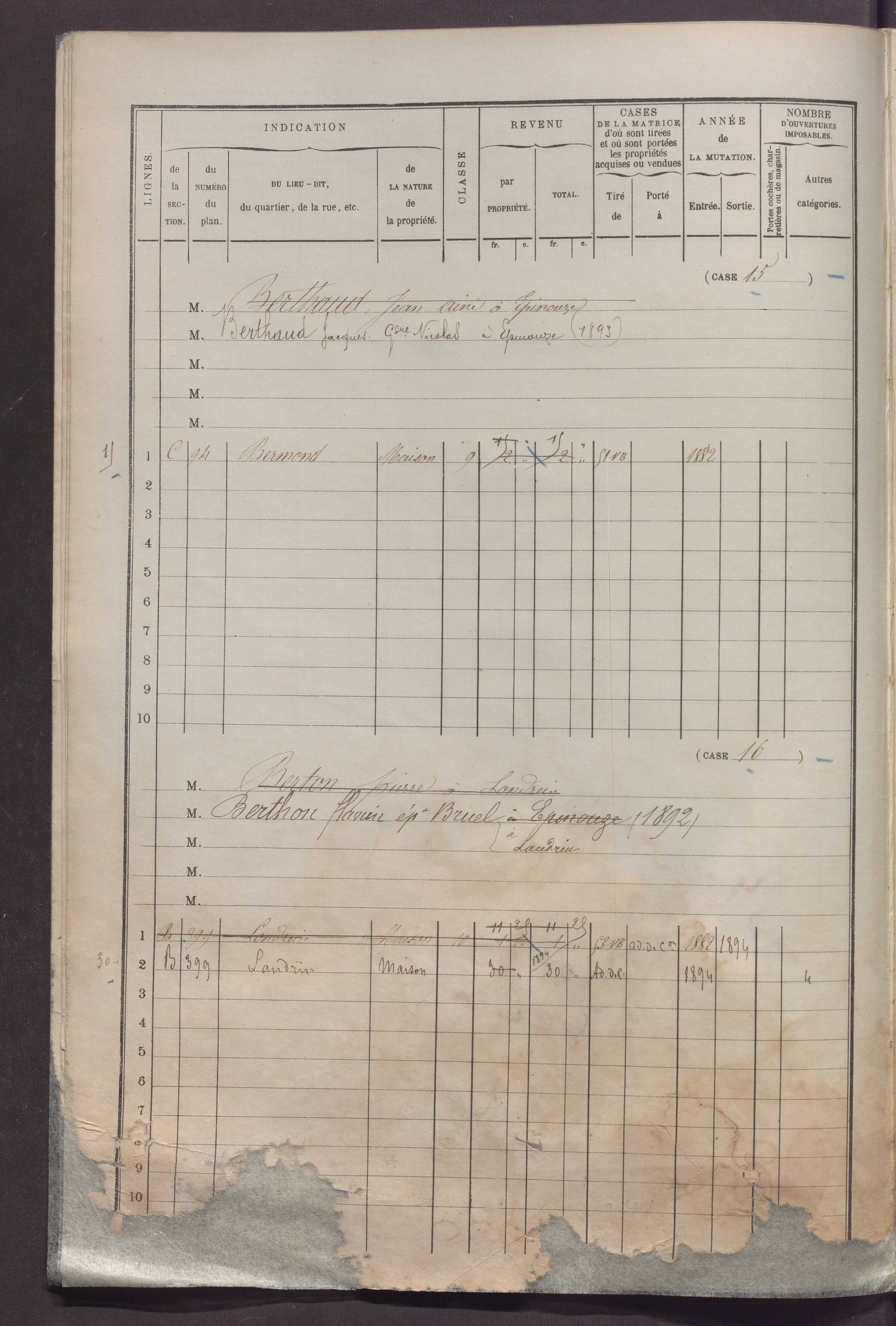 Volume 1 : cases 1-272.