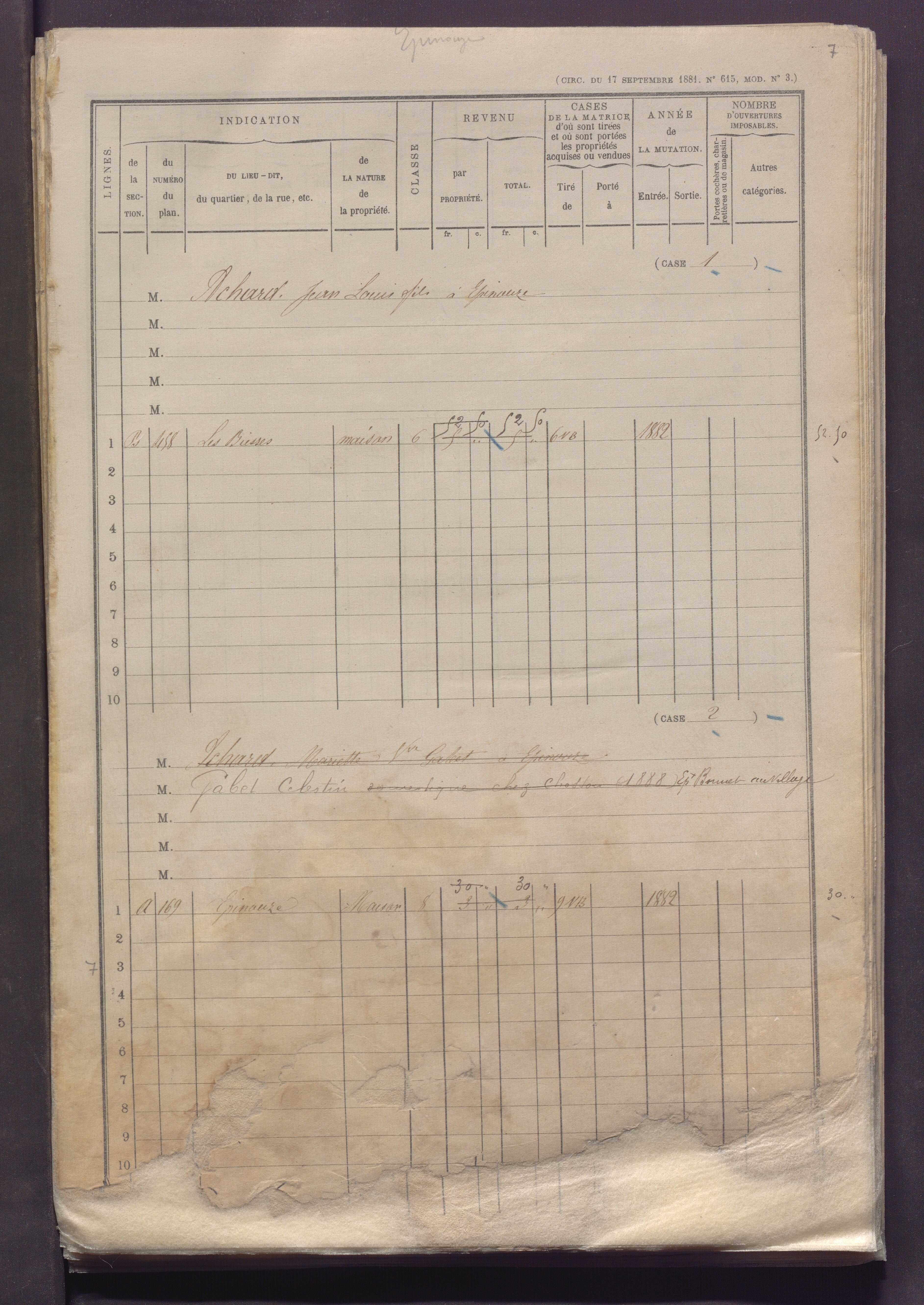 Volume 1 : cases 1-272.