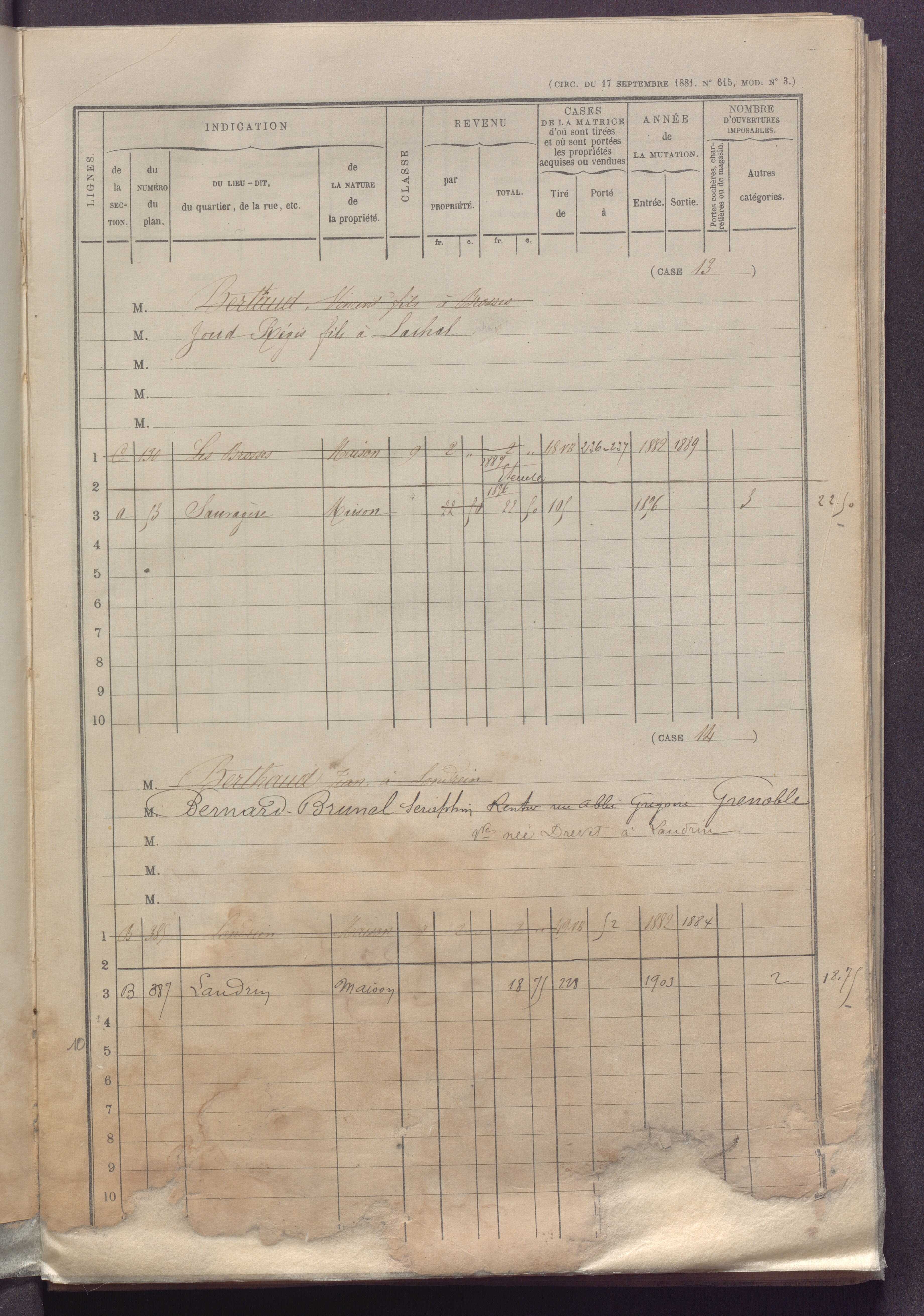 Volume 1 : cases 1-272.