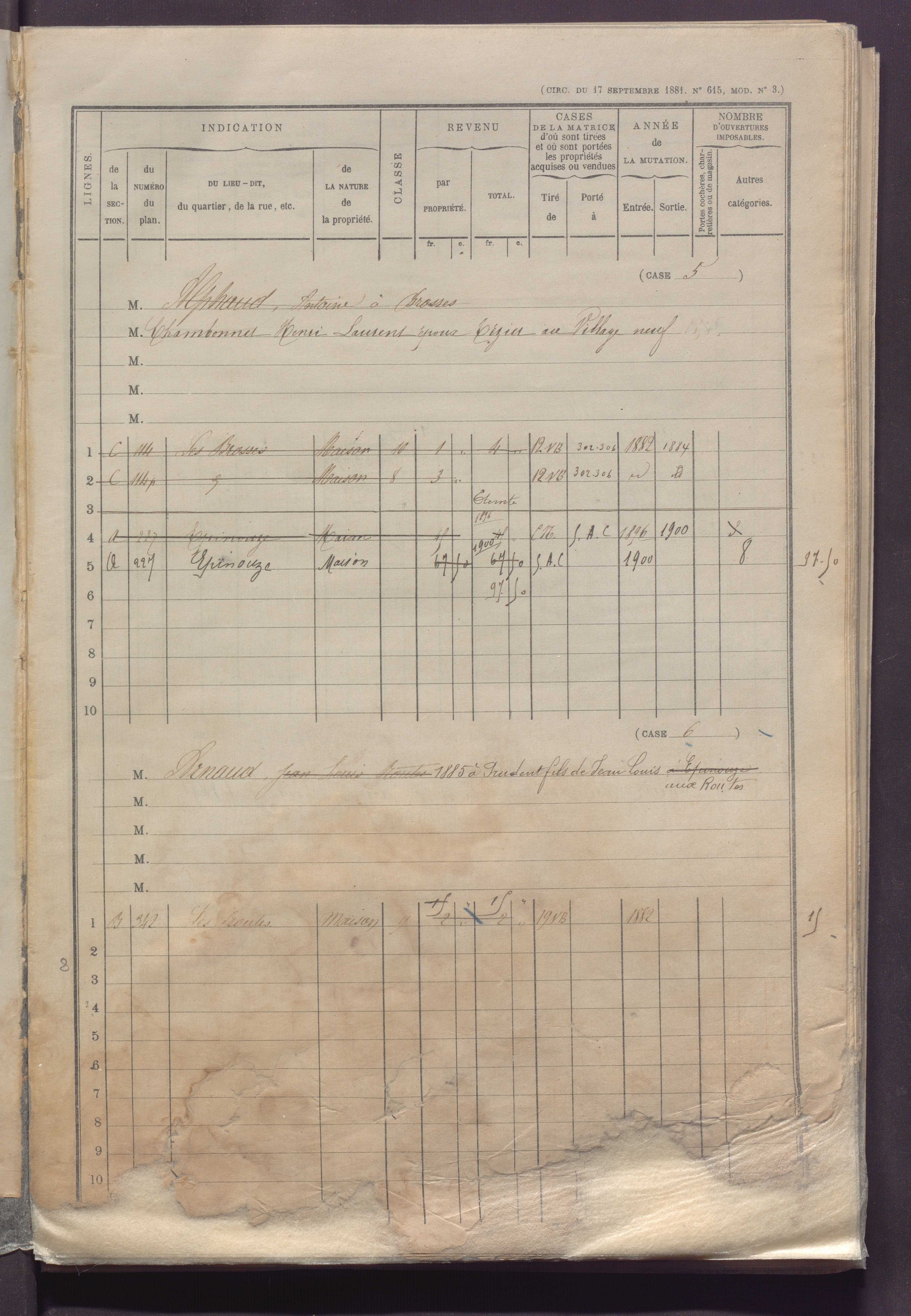 Volume 1 : cases 1-272.
