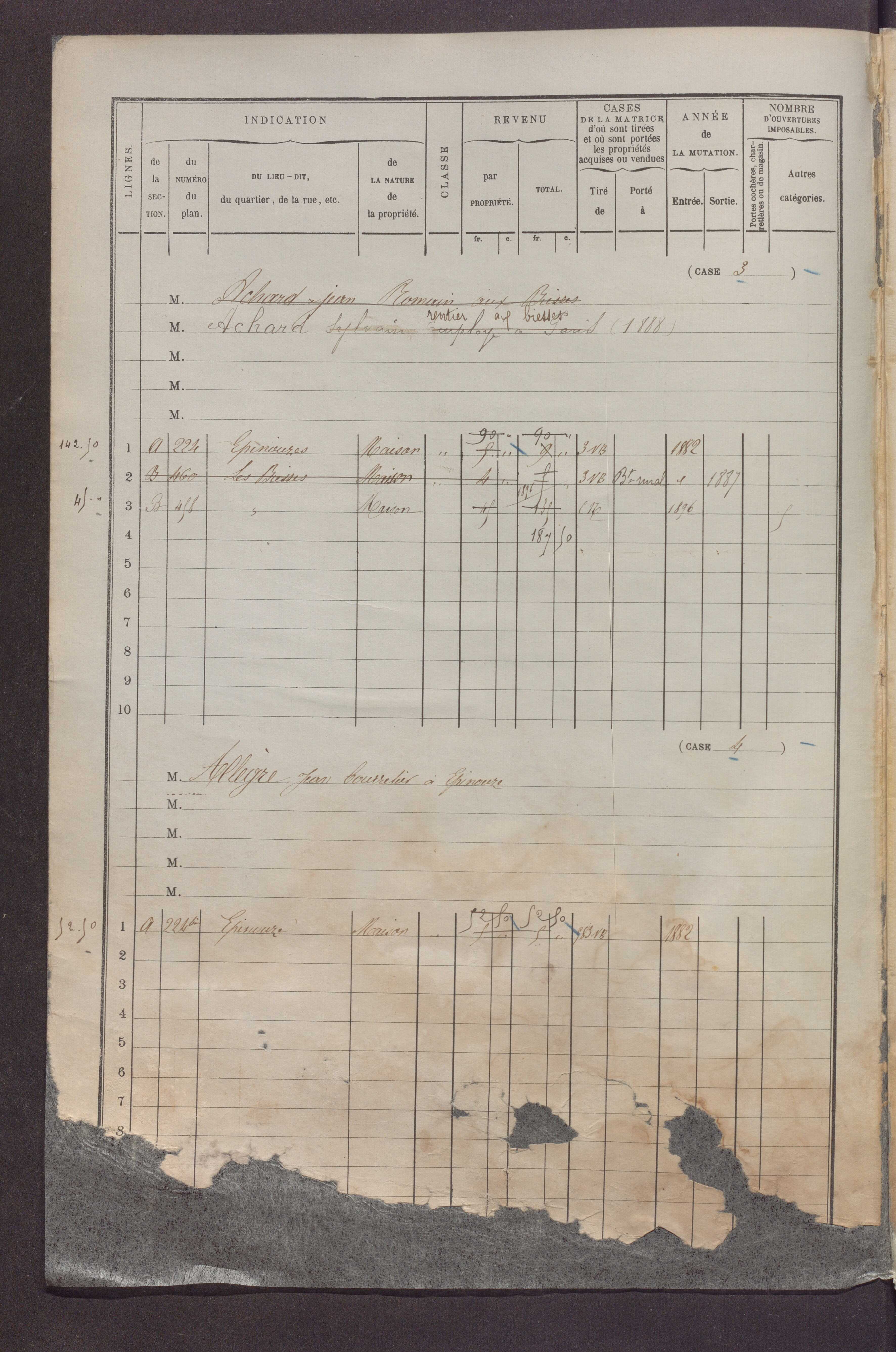 Volume 1 : cases 1-272.