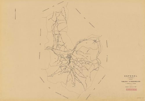 Tableau d'assemblage. 1957.
