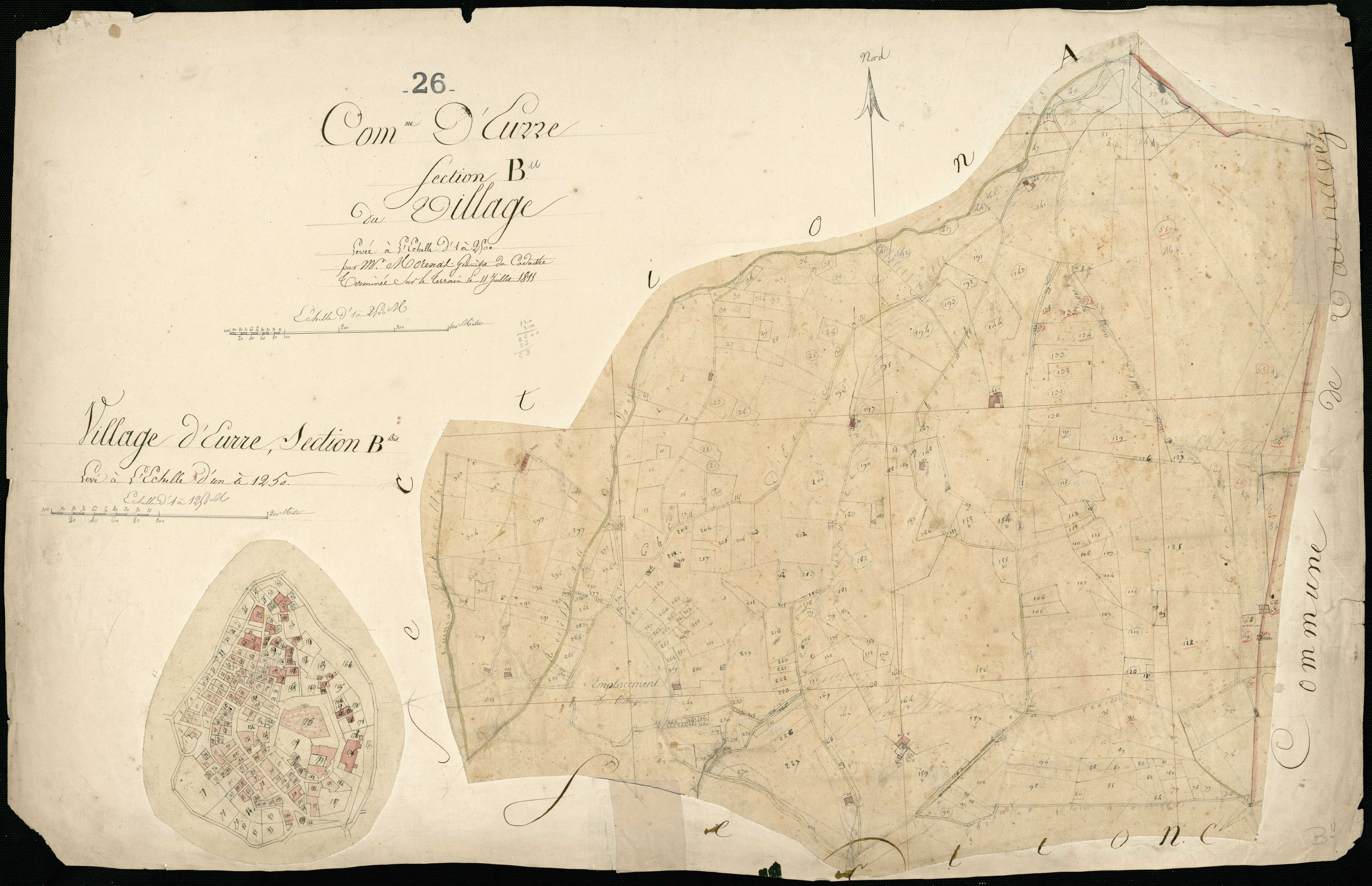 Section B, Village (le). Village (agrandissement).