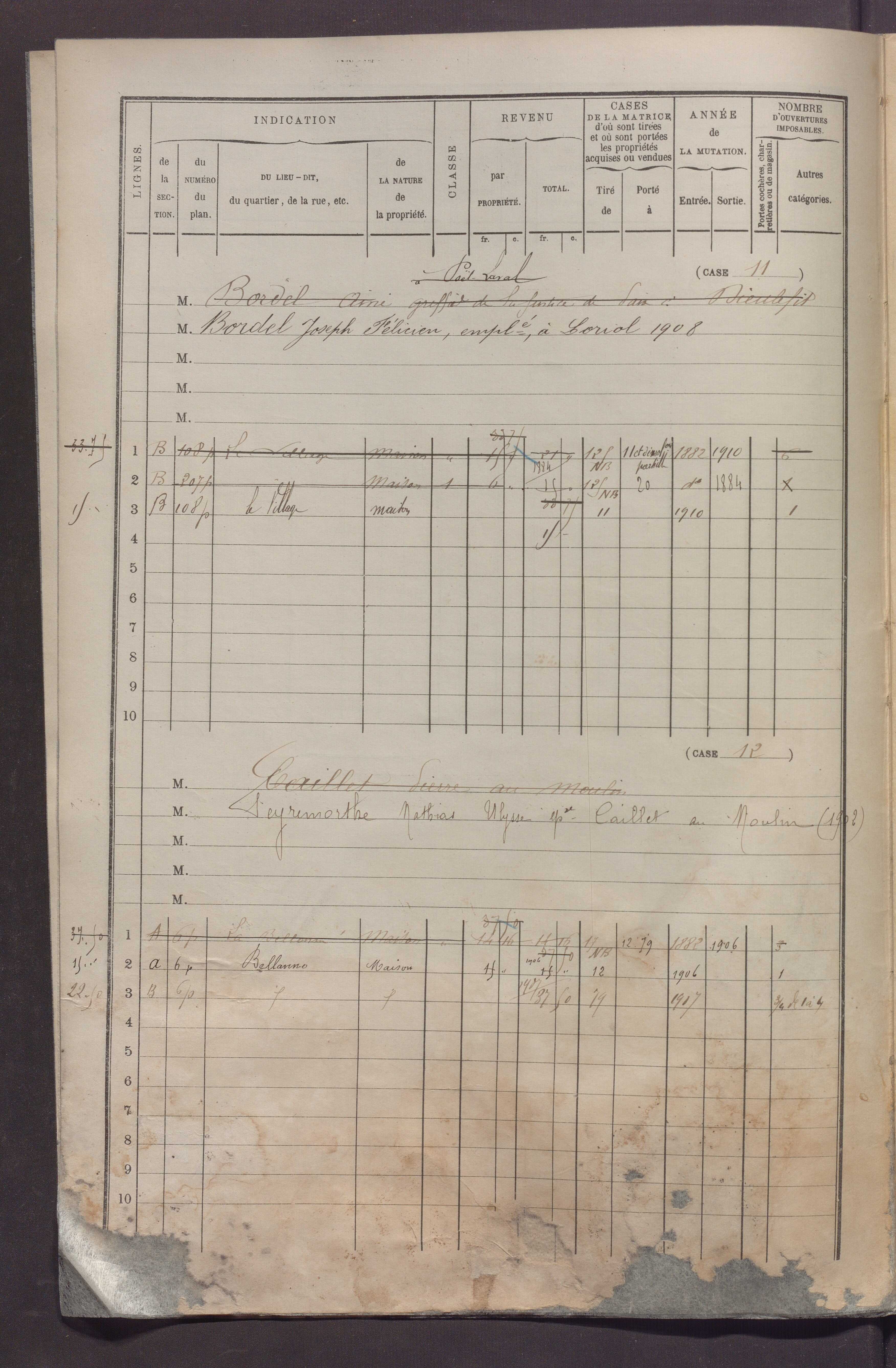 Volume 1 : cases 1-89 (25 janvier 1882).