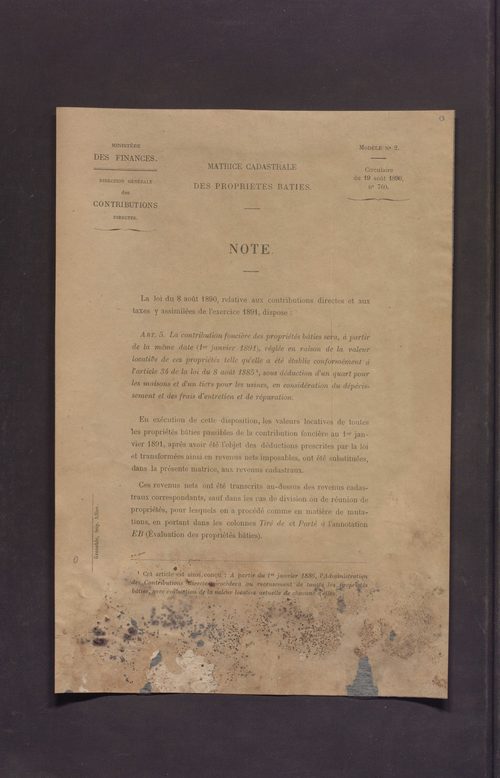Volume 1 : cases 1-89 (25 janvier 1882).