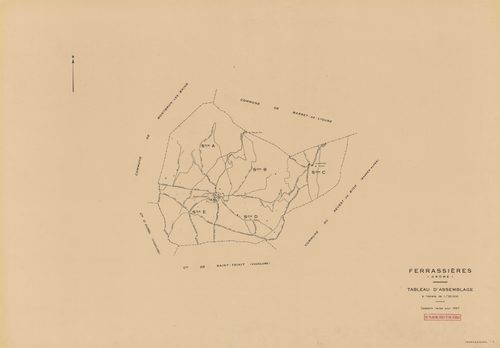 Tableau d'assemblage. 1957.