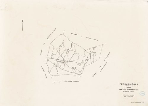 Tableau d'assemblage. 1987.