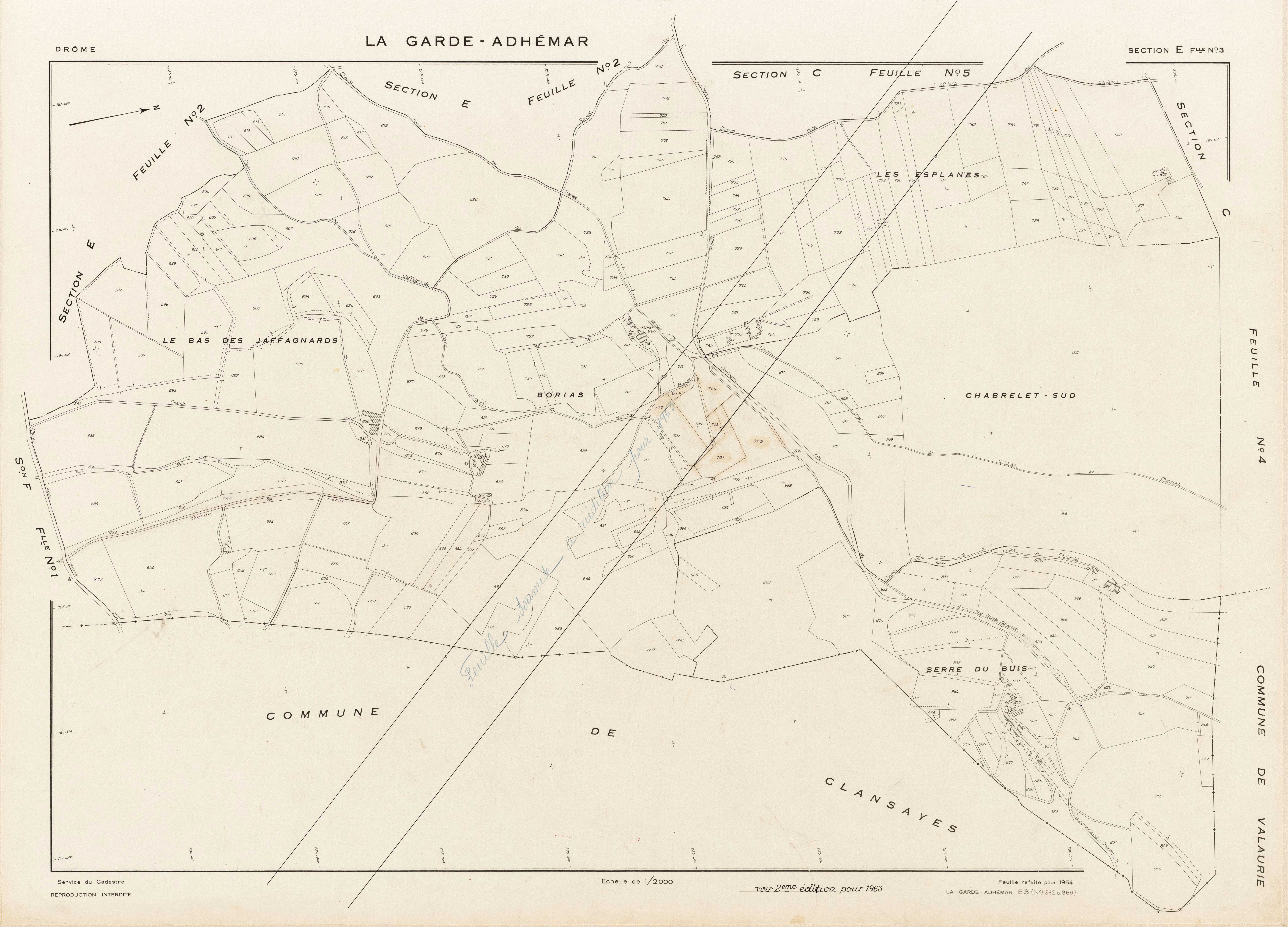 E3. 1954-1963.