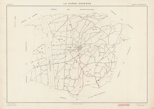 Tableau d'assemblage. 1954-1963.