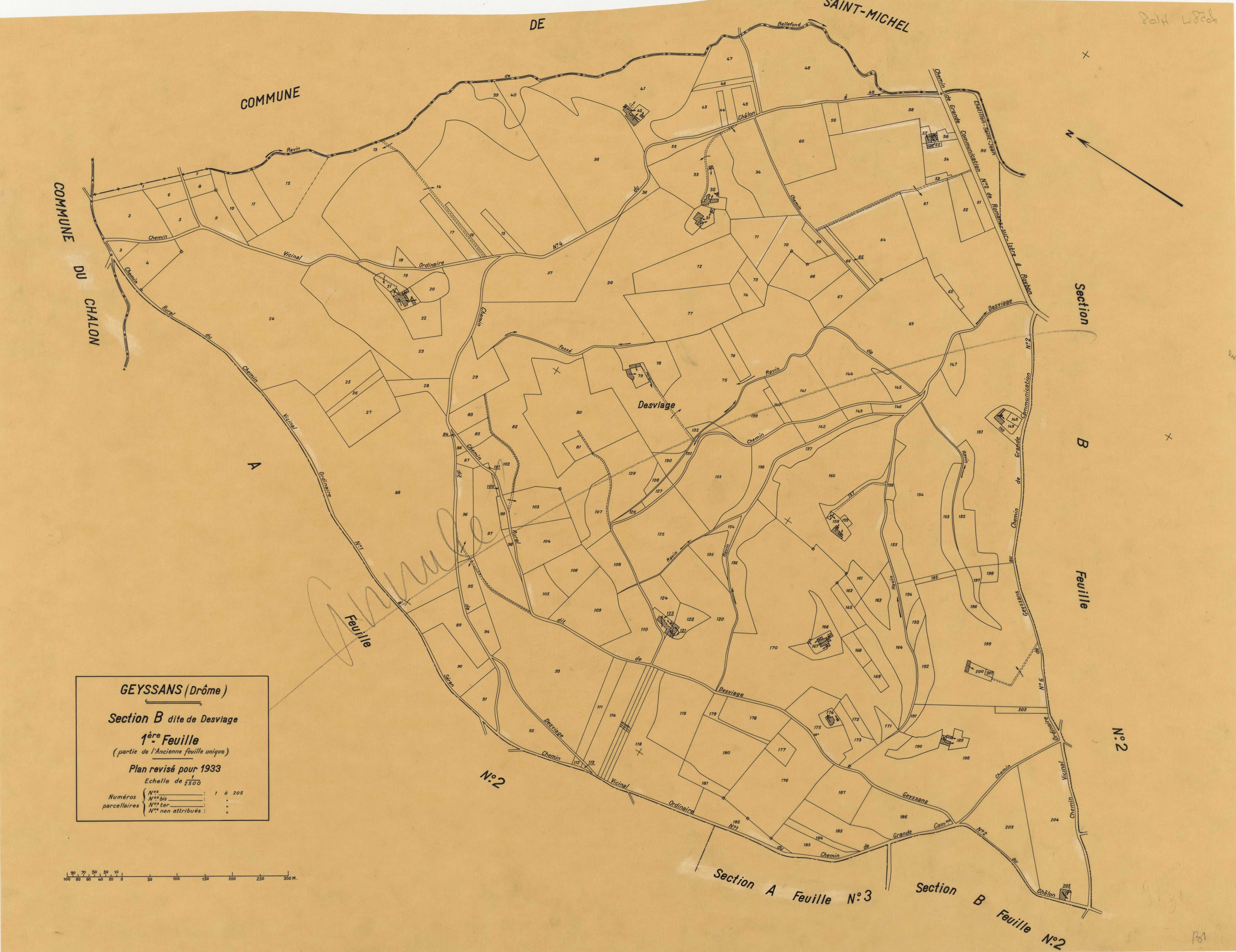 B1, Desviage. 1933.