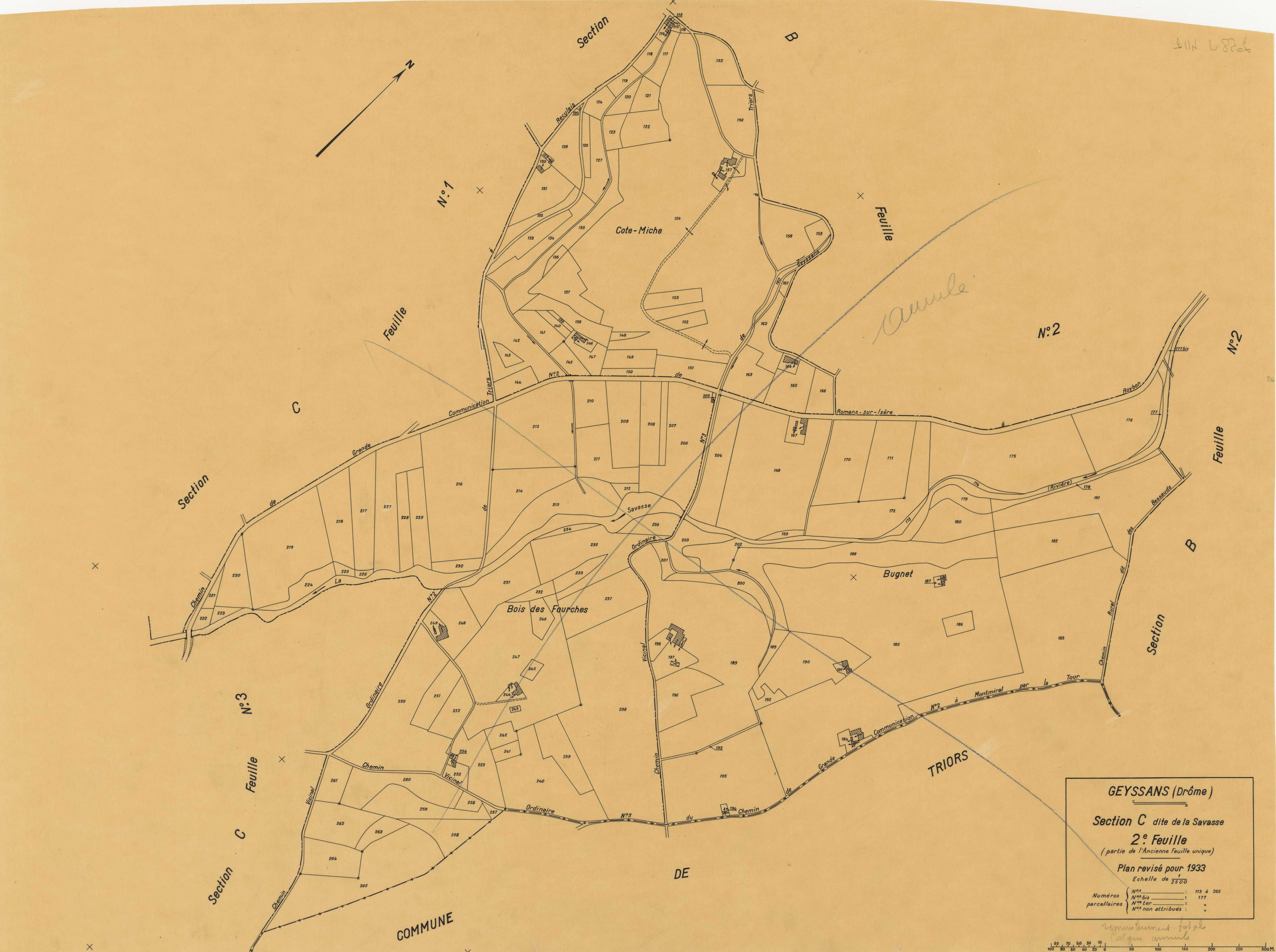 C2, La Savasse. 1933.