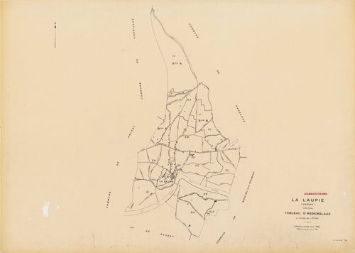 Tableau d'assemblage. 1976.
