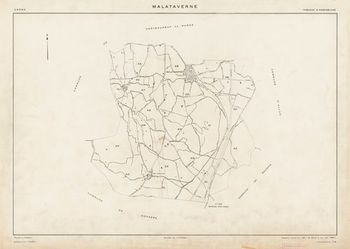 Tableau d'assemblage. 1968.