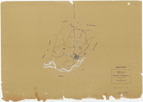 Tableau d'assemblage. 1974.