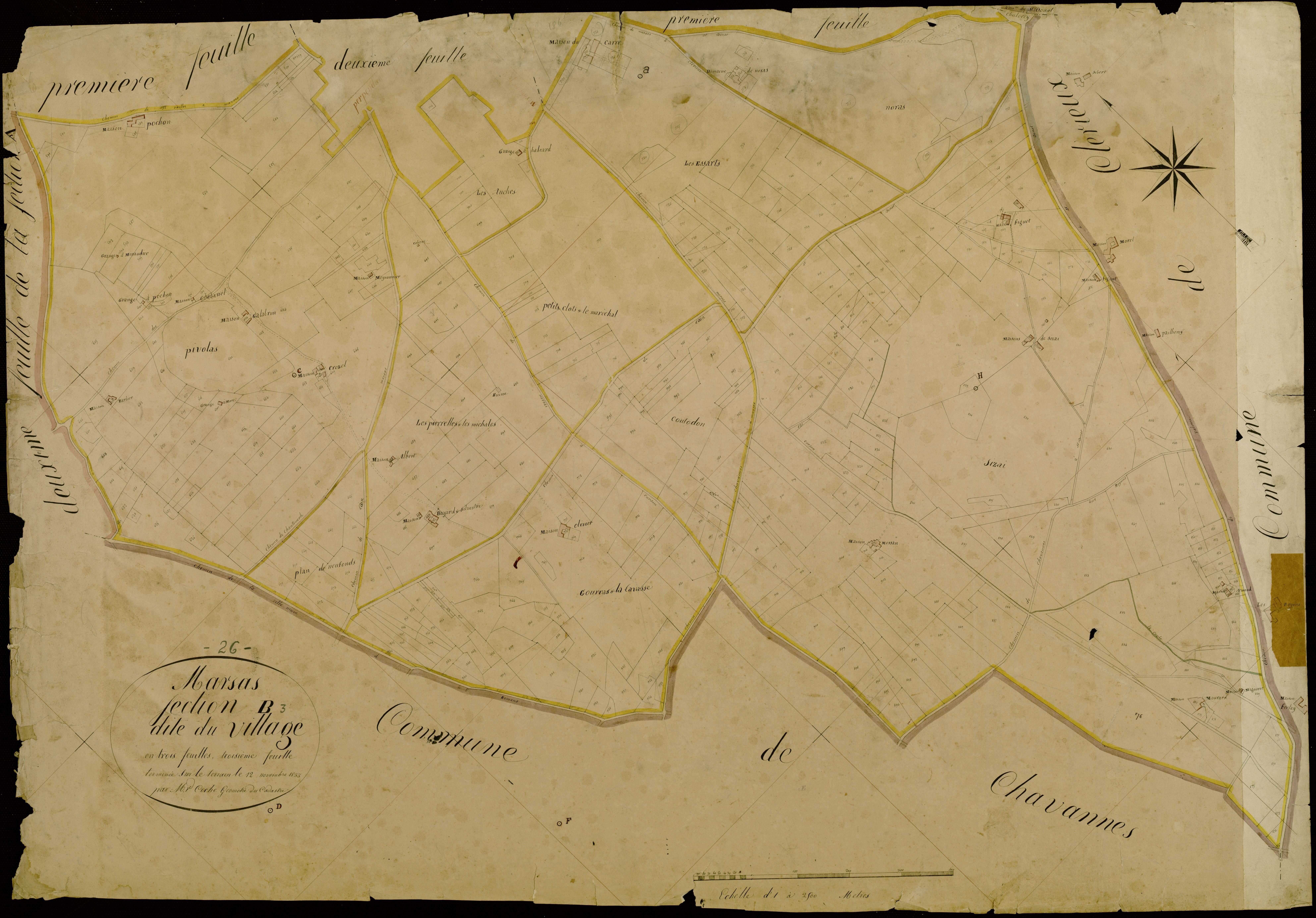 Plan avec lacunes.