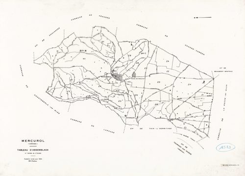 Tableau d'assemblage. 1979.