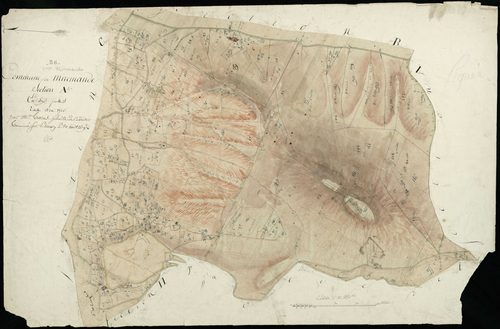 Section A1, Village (le). Village (agrandissement sur A7).