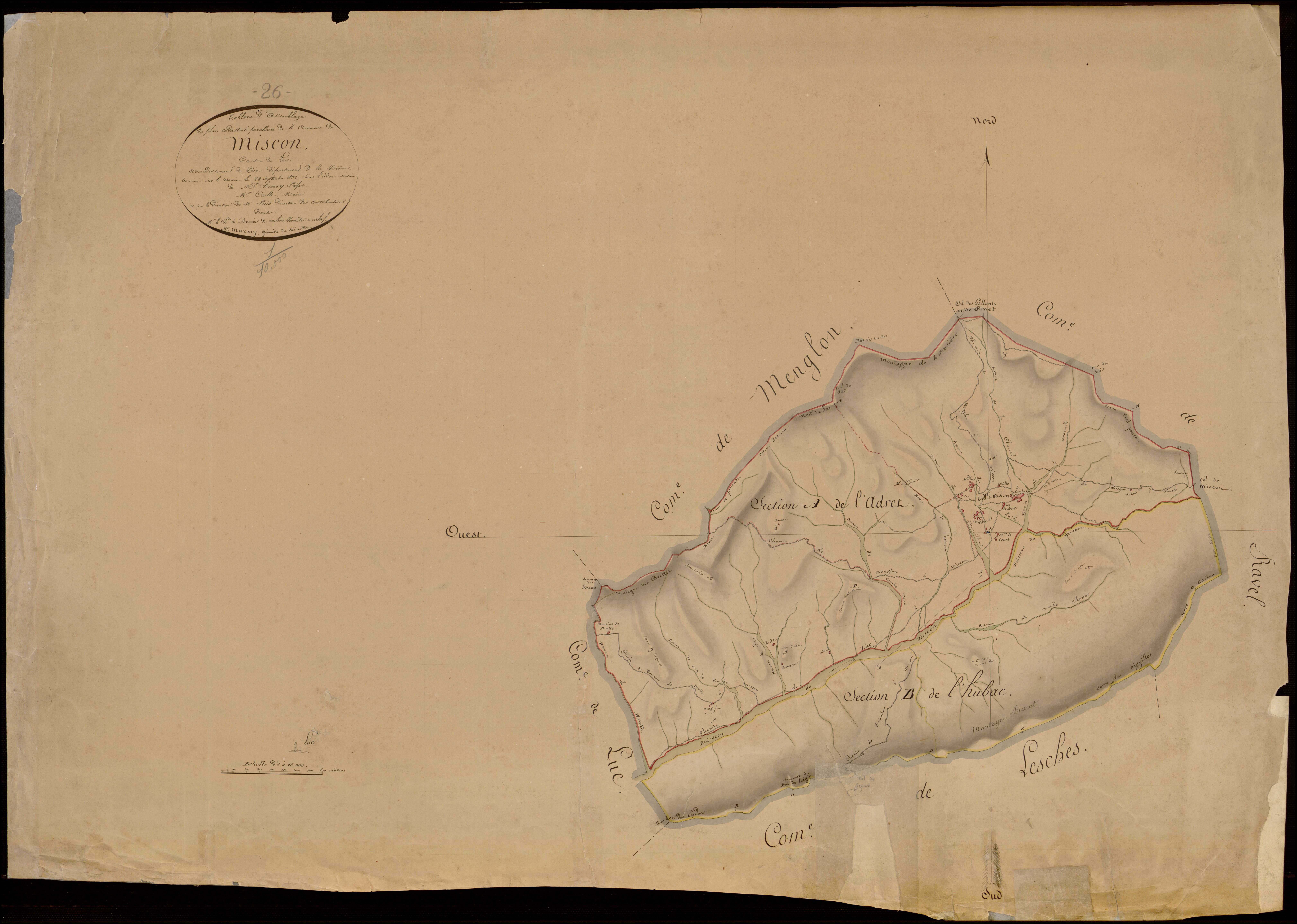 Plan avec lacunes.