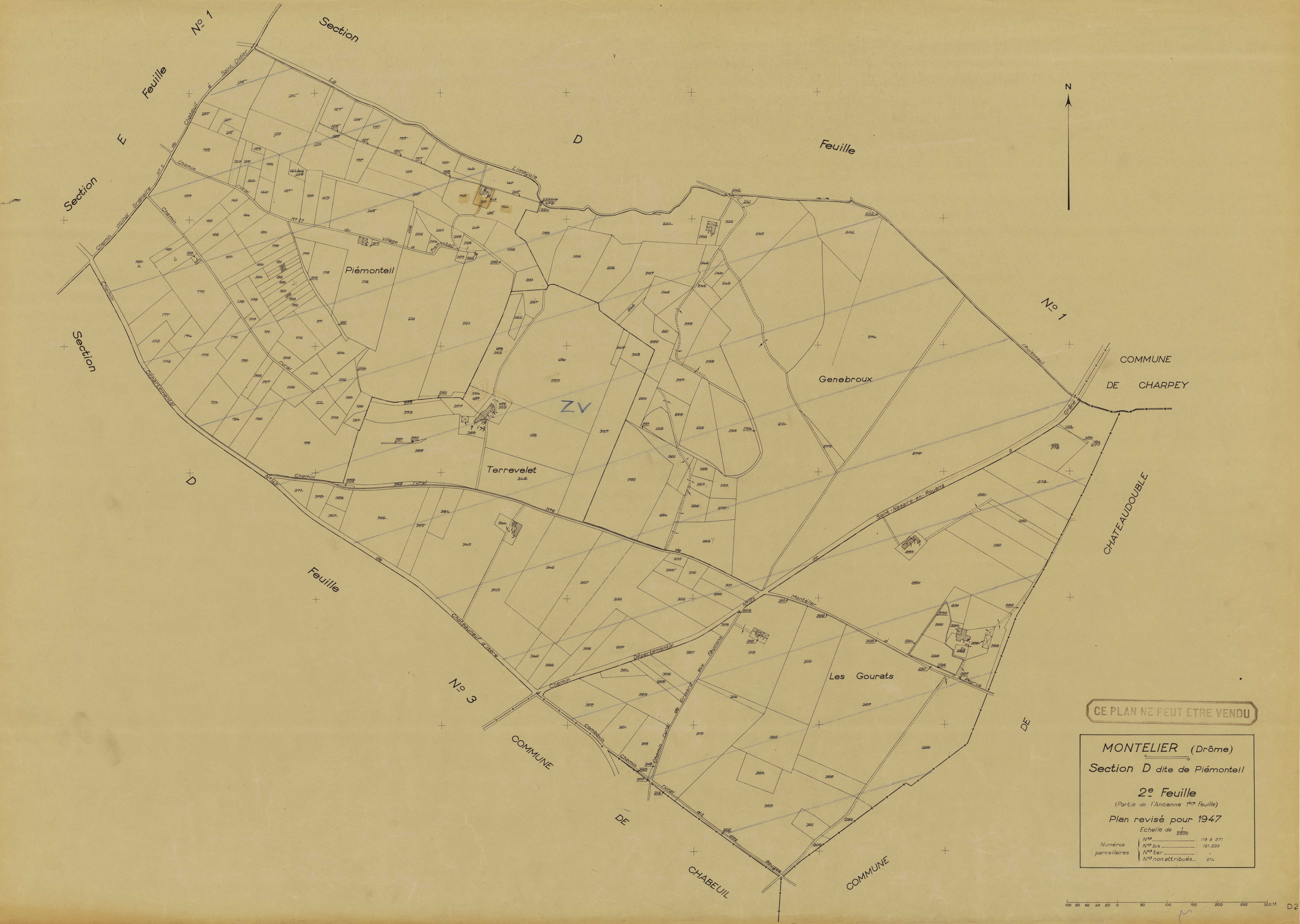 D2, Piémonteil. 1947.