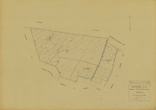 A4, Fauconnières. 1947.