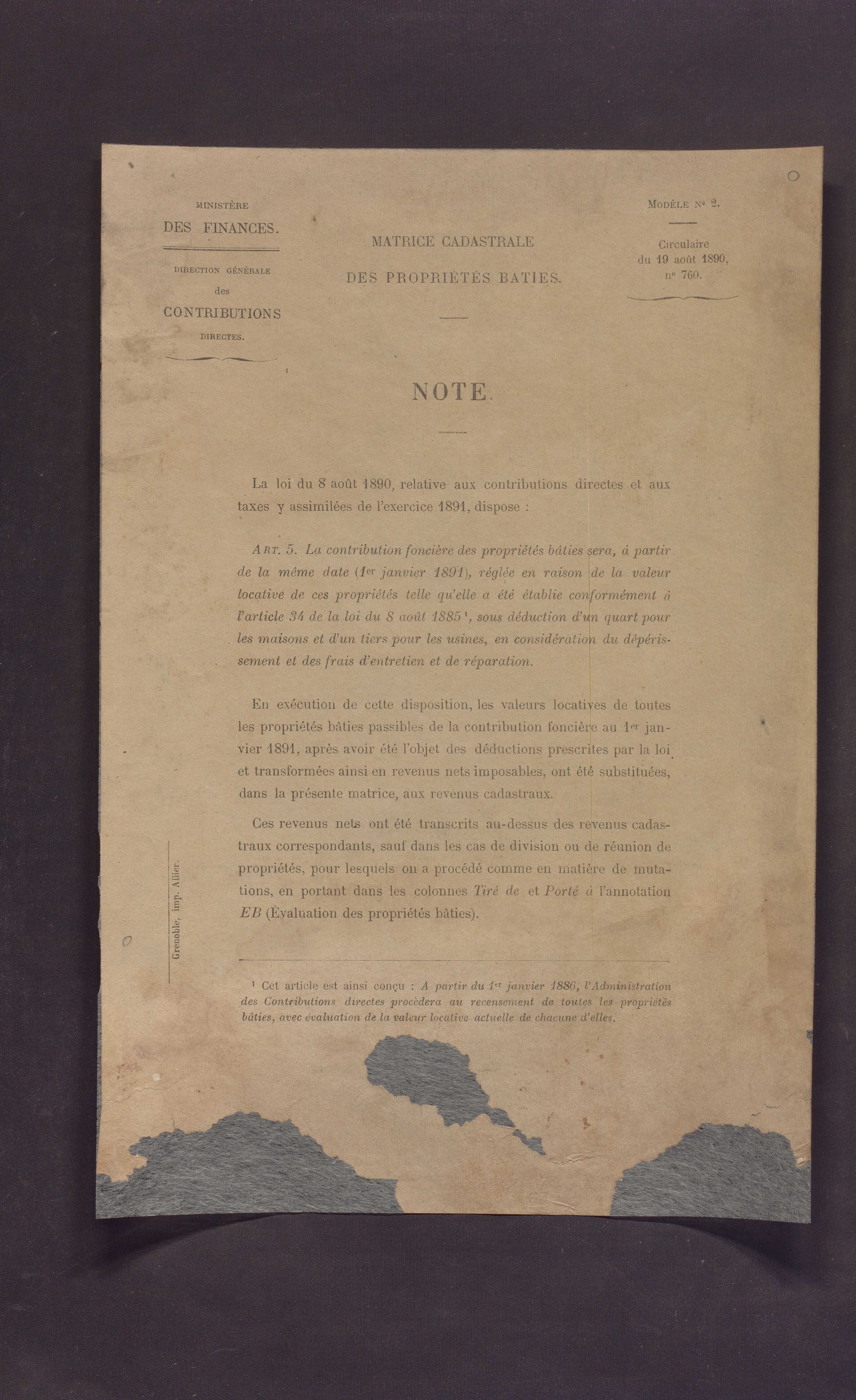 Volume 1 : cases 1-152 (février 1882).