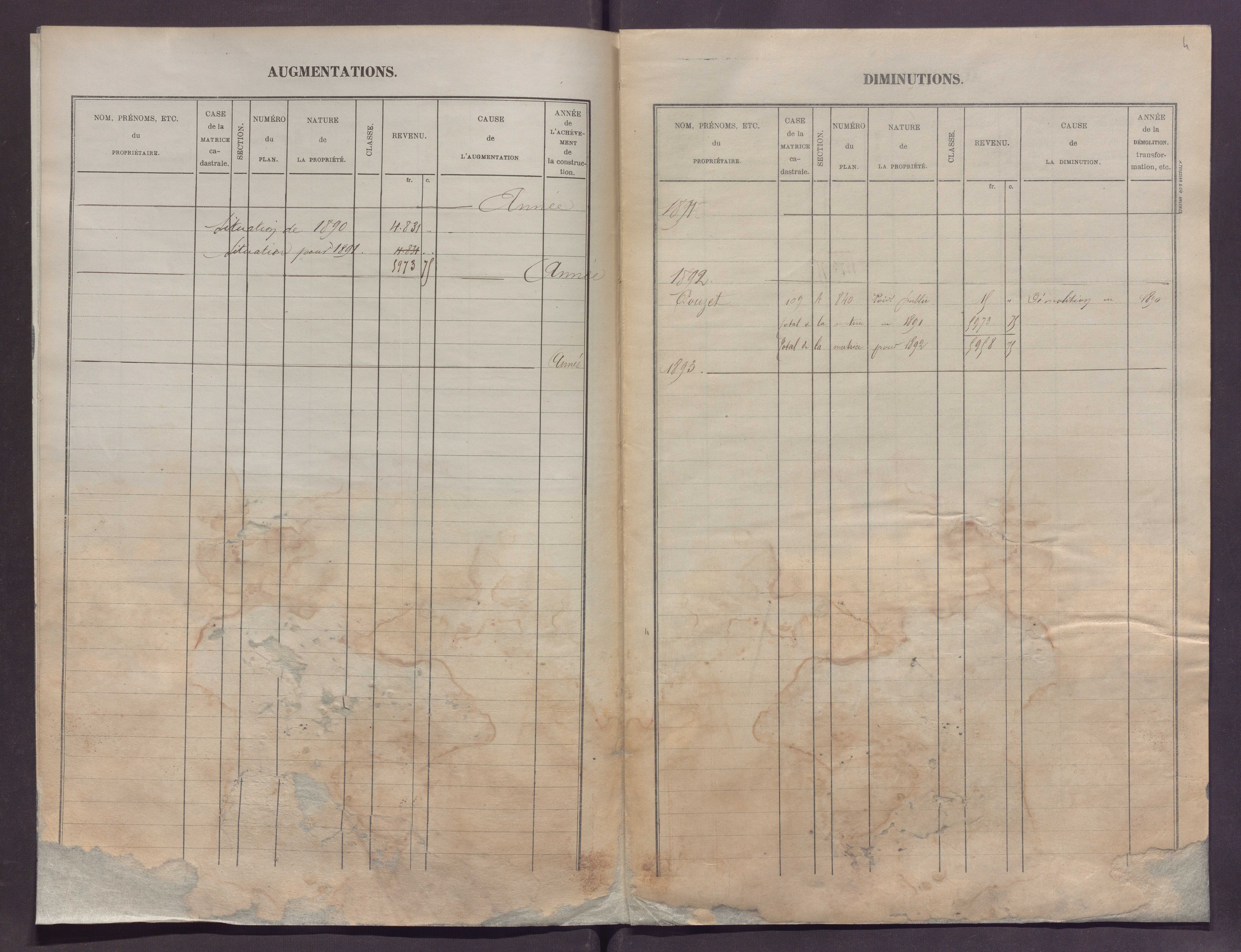 Volume 1 : cases 1-152 (février 1882).