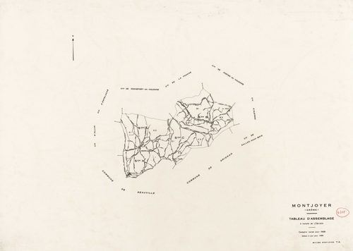 Tableau d'assemblage. 1986.