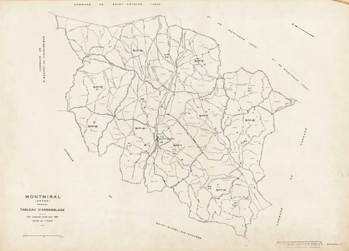 Tableau d'assemblage. 1951.