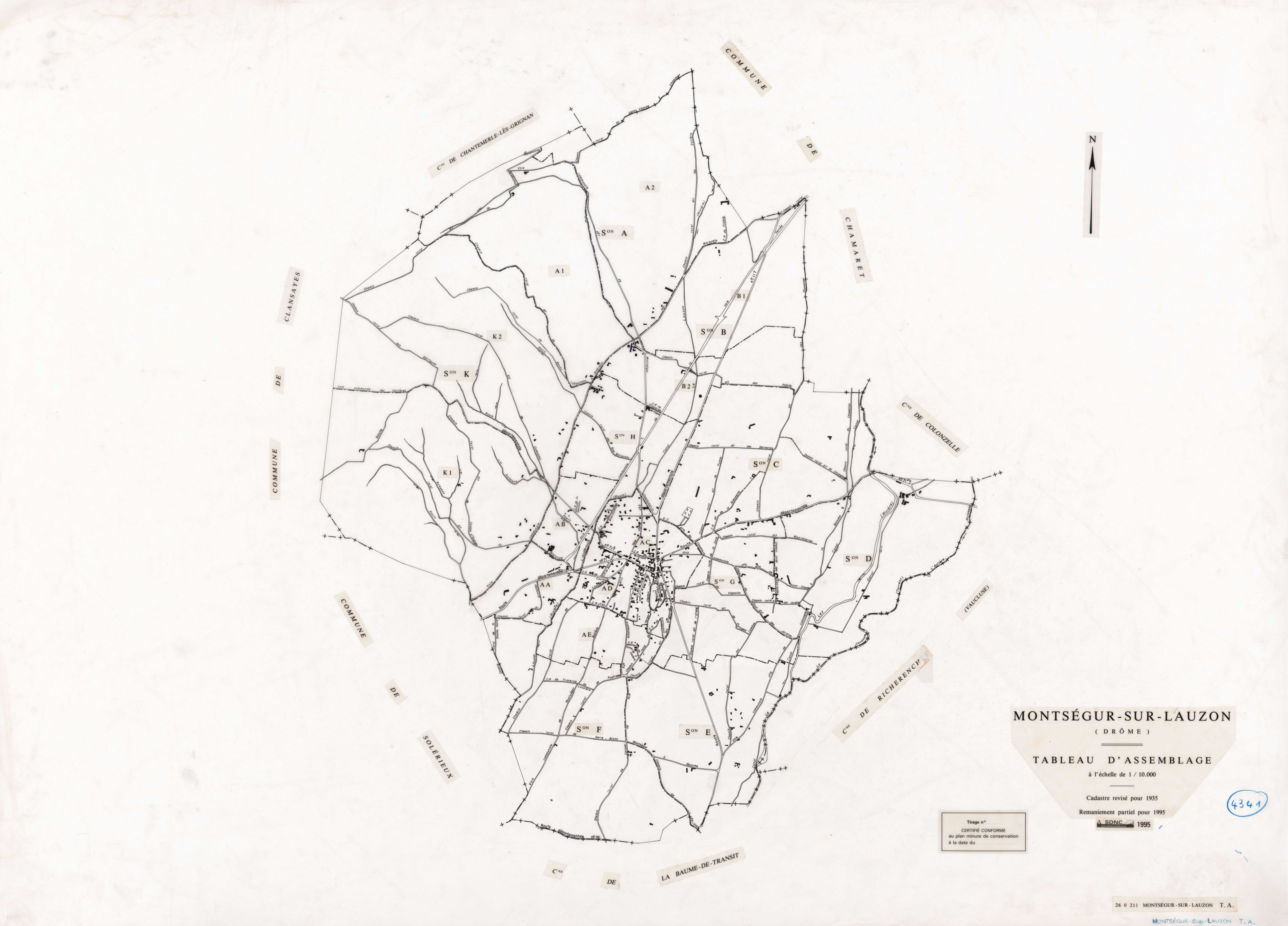 Tableau d'assemblage. 1995.