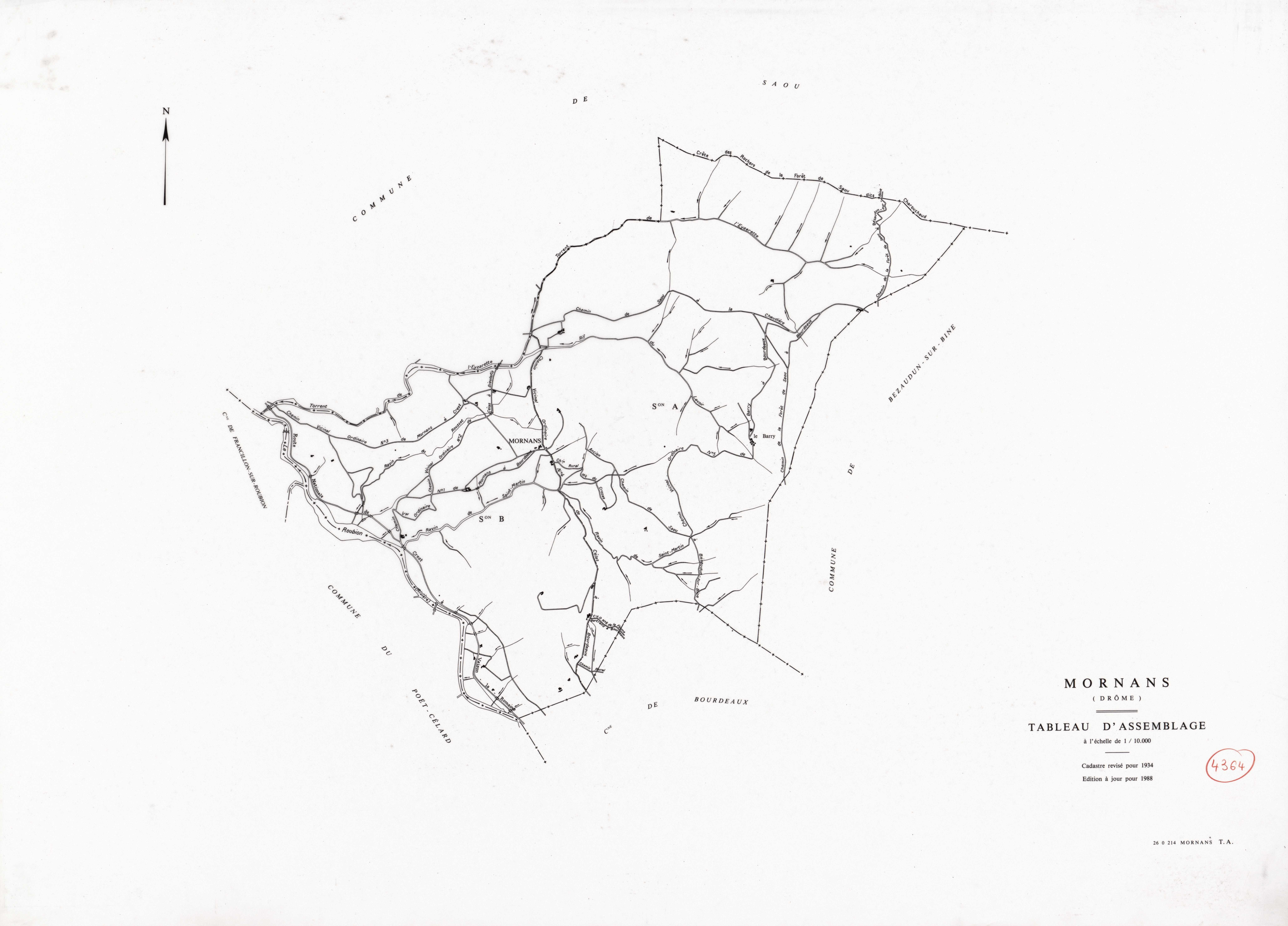 Tableau d'assemblage. 1988.