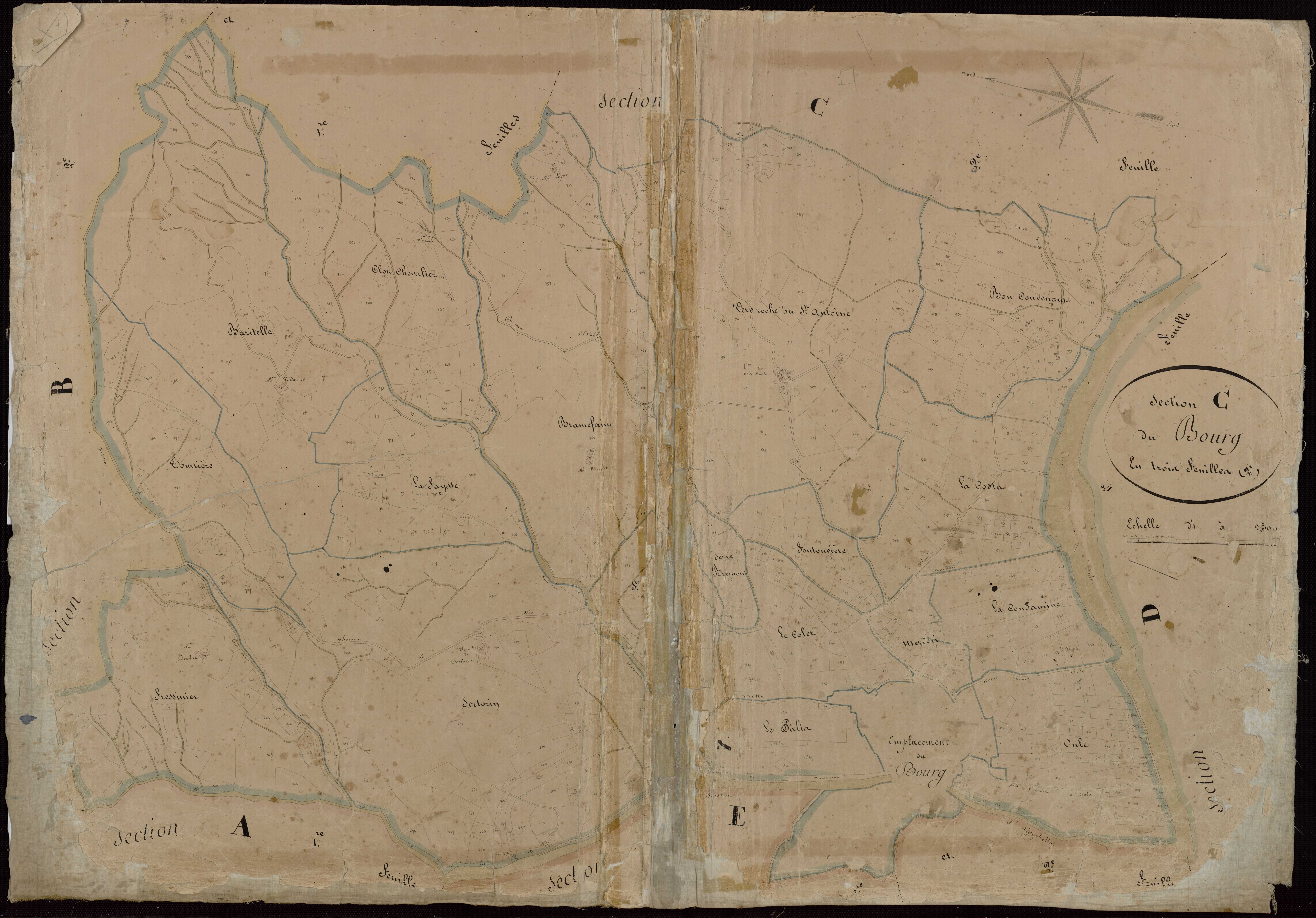 Plan avec lacunes.