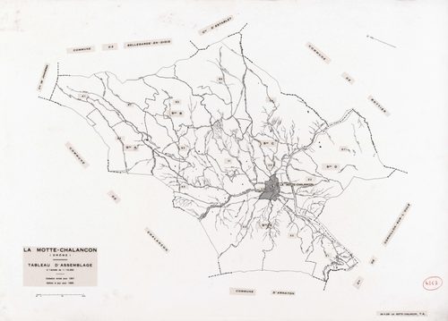 Tableau d'assemblage. 1985.