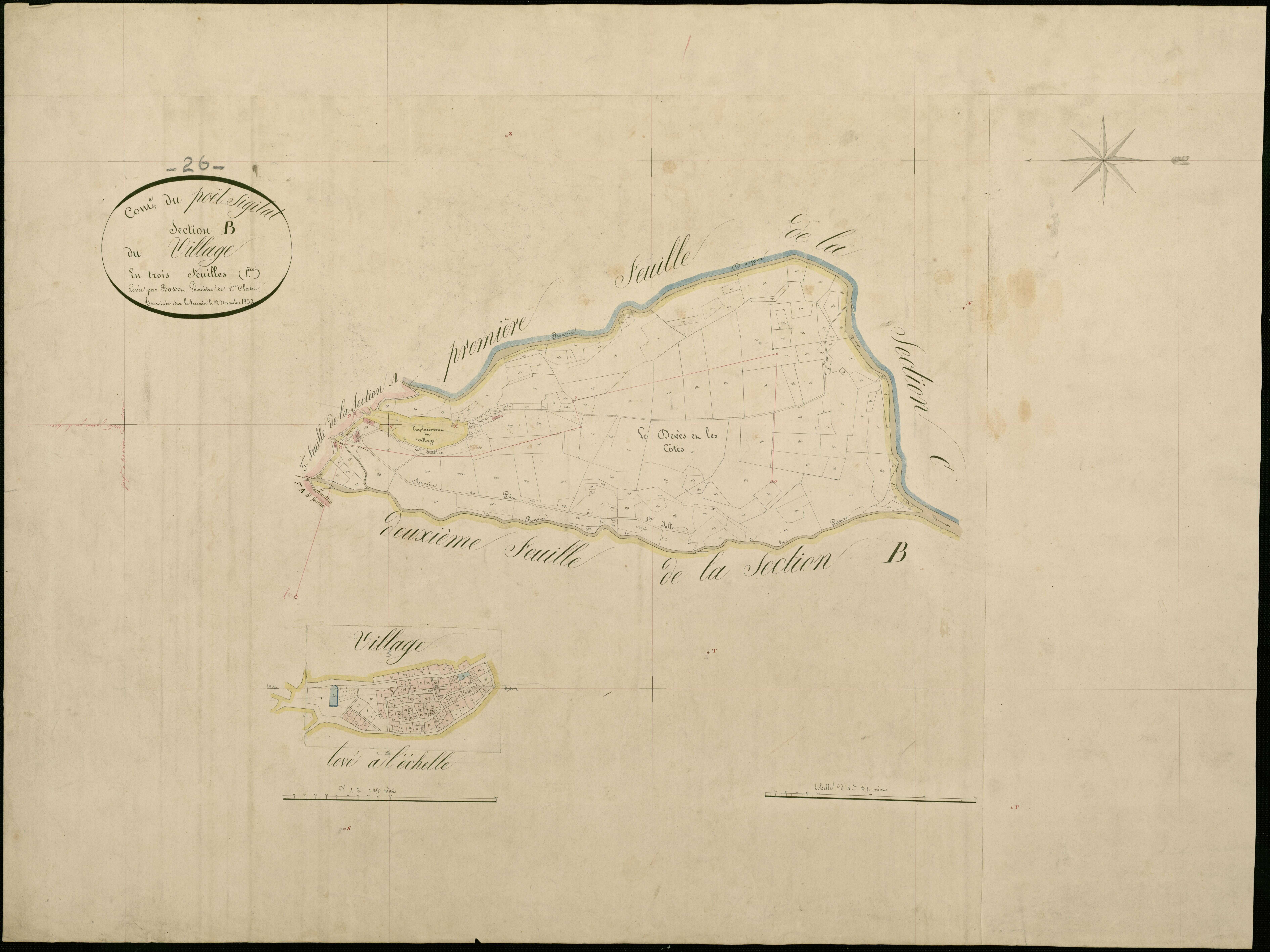 Section B1, Village (le). Village (agrandissement).